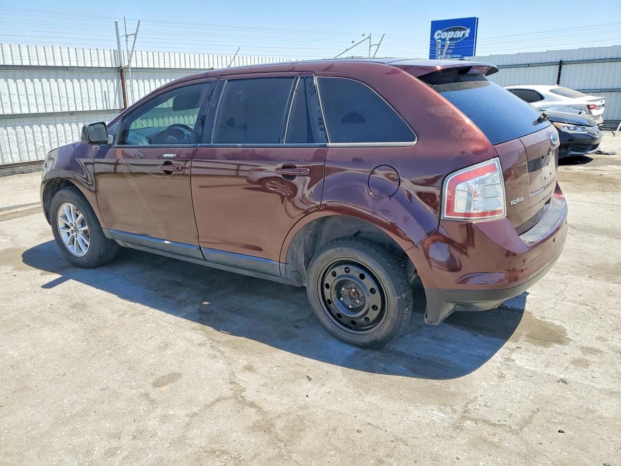 2010 Ford Edge Sel Burgundy vin: 2FMDK3JC9ABA36027