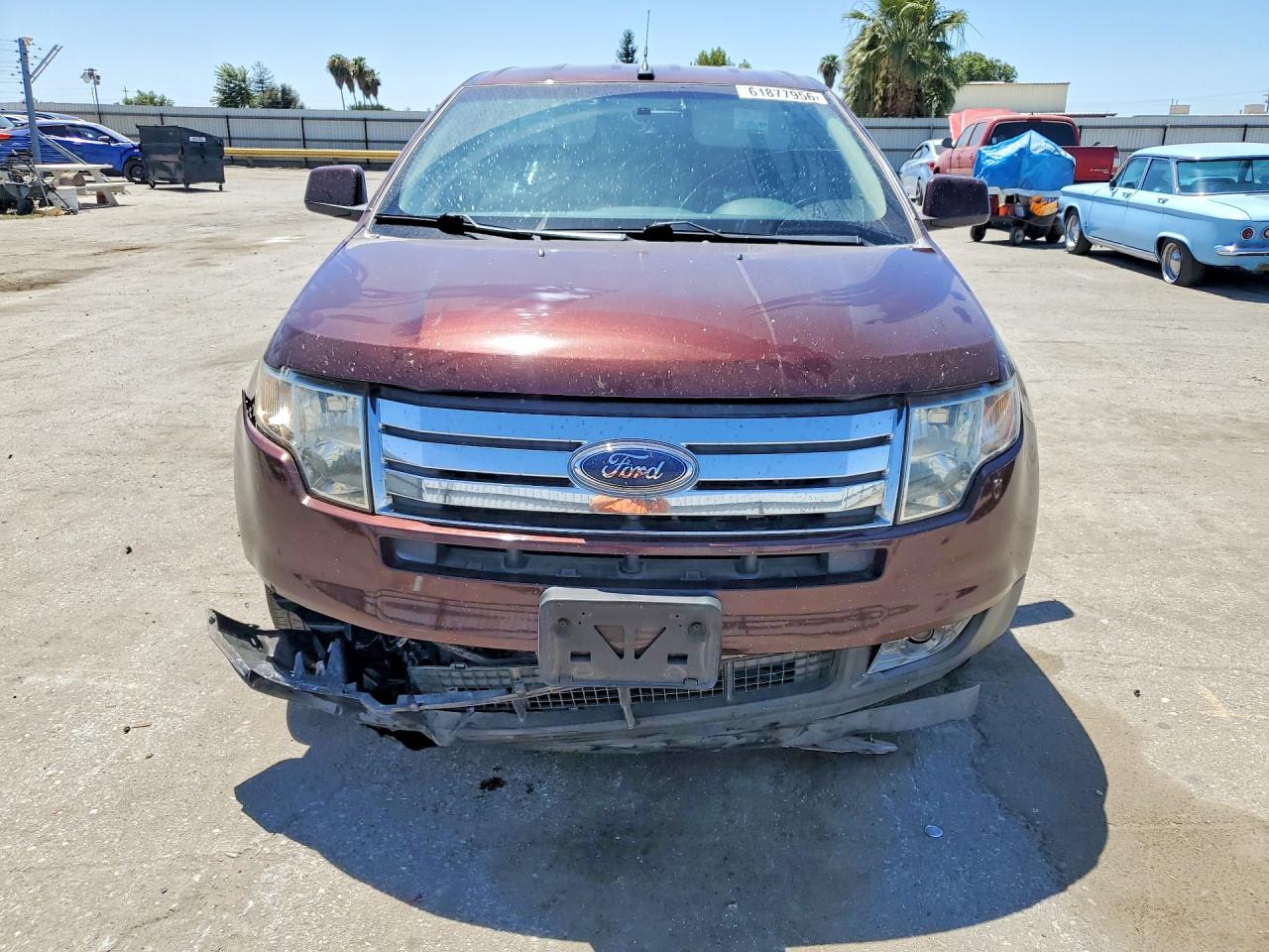 2010 Ford Edge Sel Burgundy vin: 2FMDK3JC9ABA36027