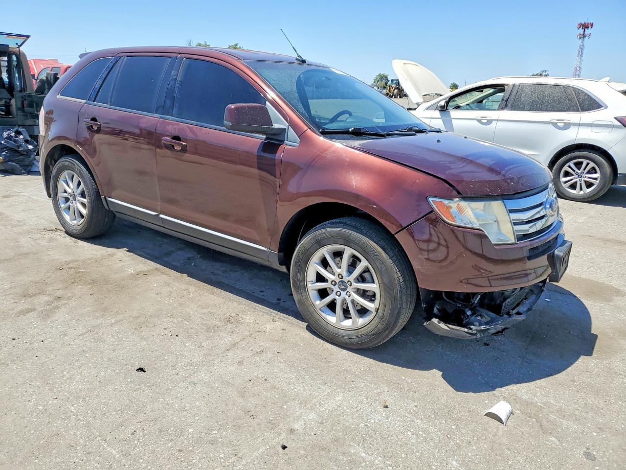 2010 Ford Edge Sel Burgundy vin: 2FMDK3JC9ABA36027