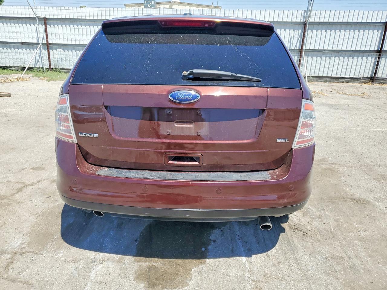 2010 Ford Edge Sel Burgundy vin: 2FMDK3JC9ABA36027