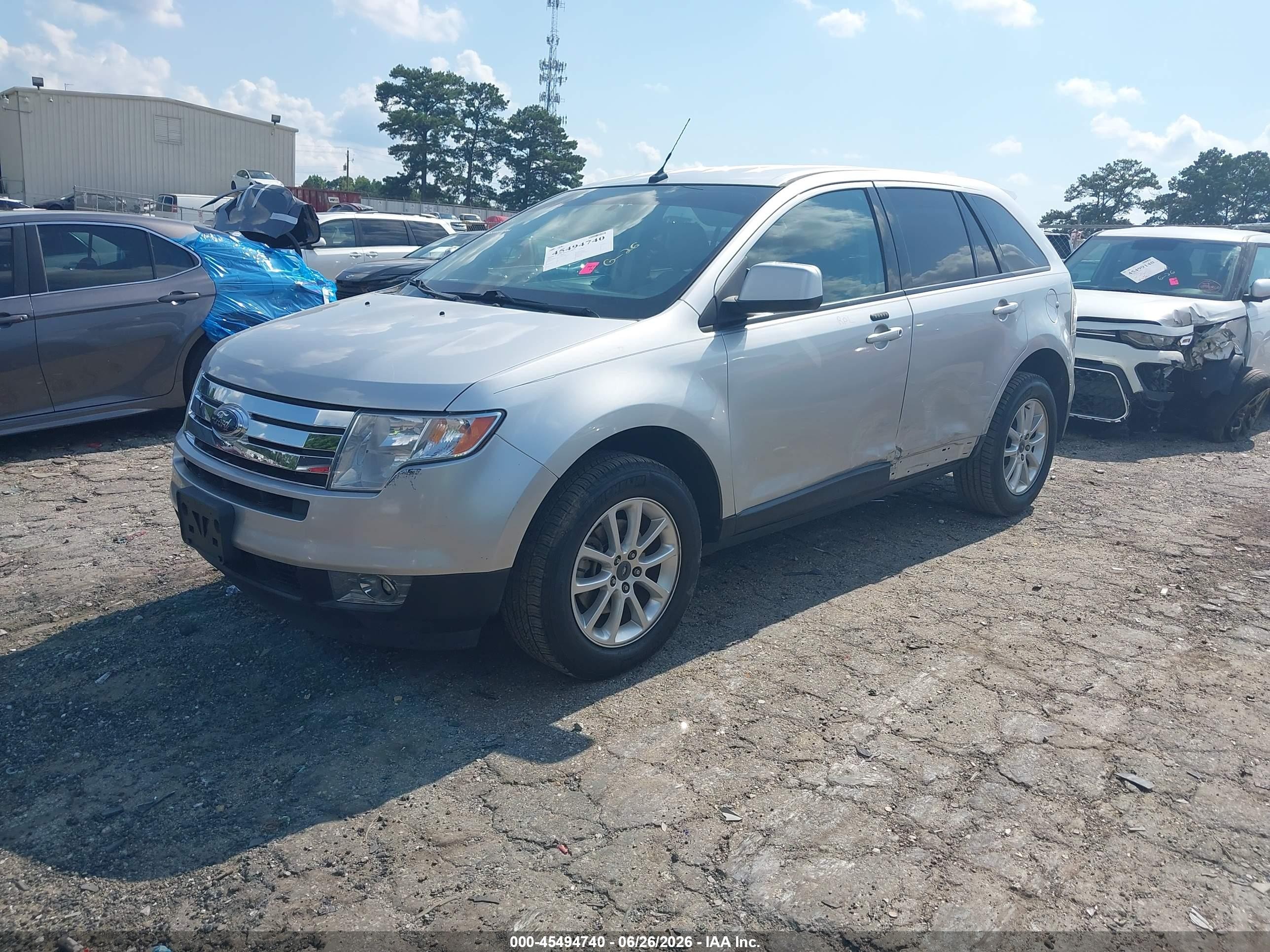 2010 Ford Edge Sel Серебряный vin: 2FMDK3JC9ABA44841