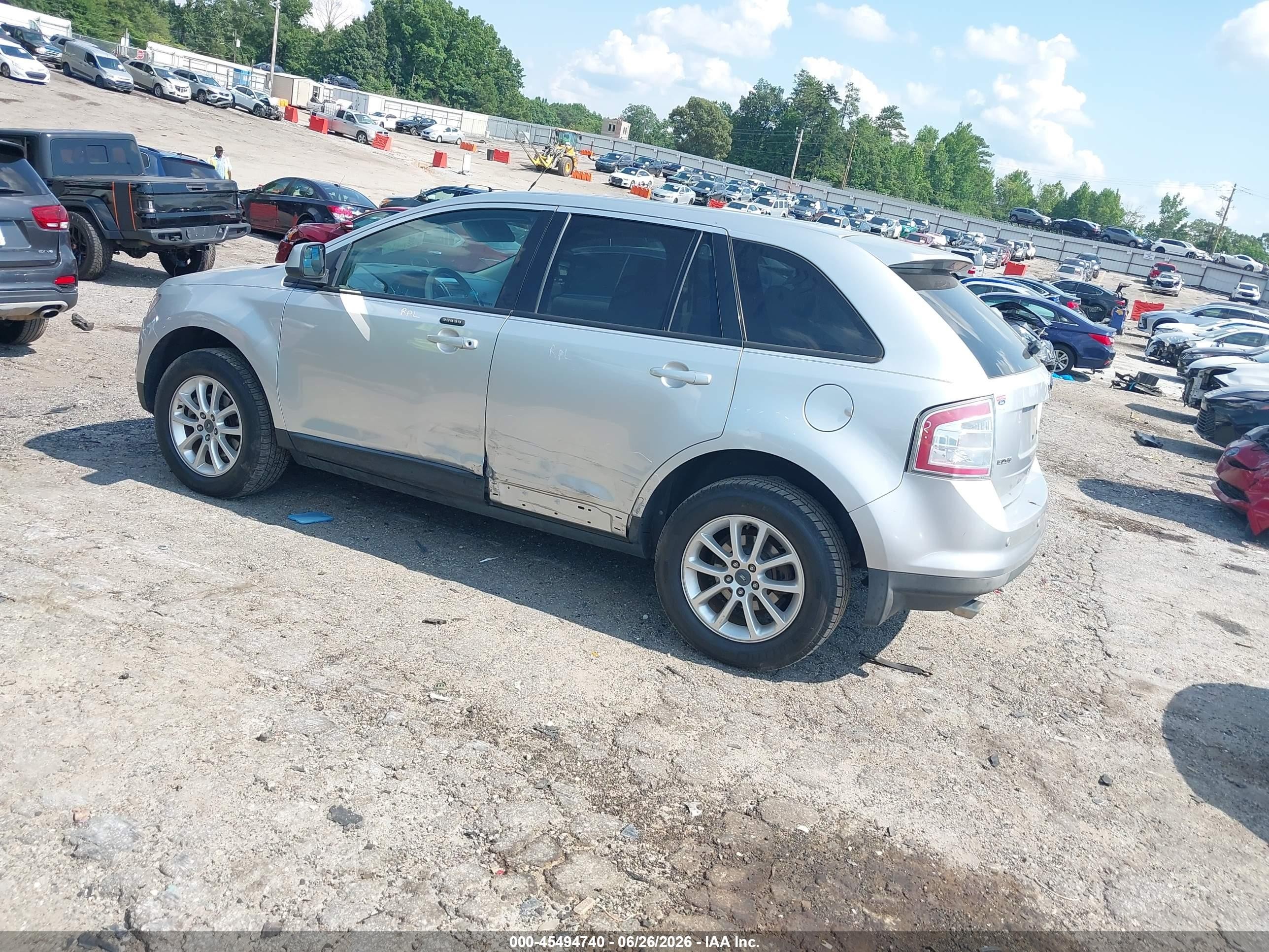 2010 Ford Edge Sel Серебряный vin: 2FMDK3JC9ABA44841