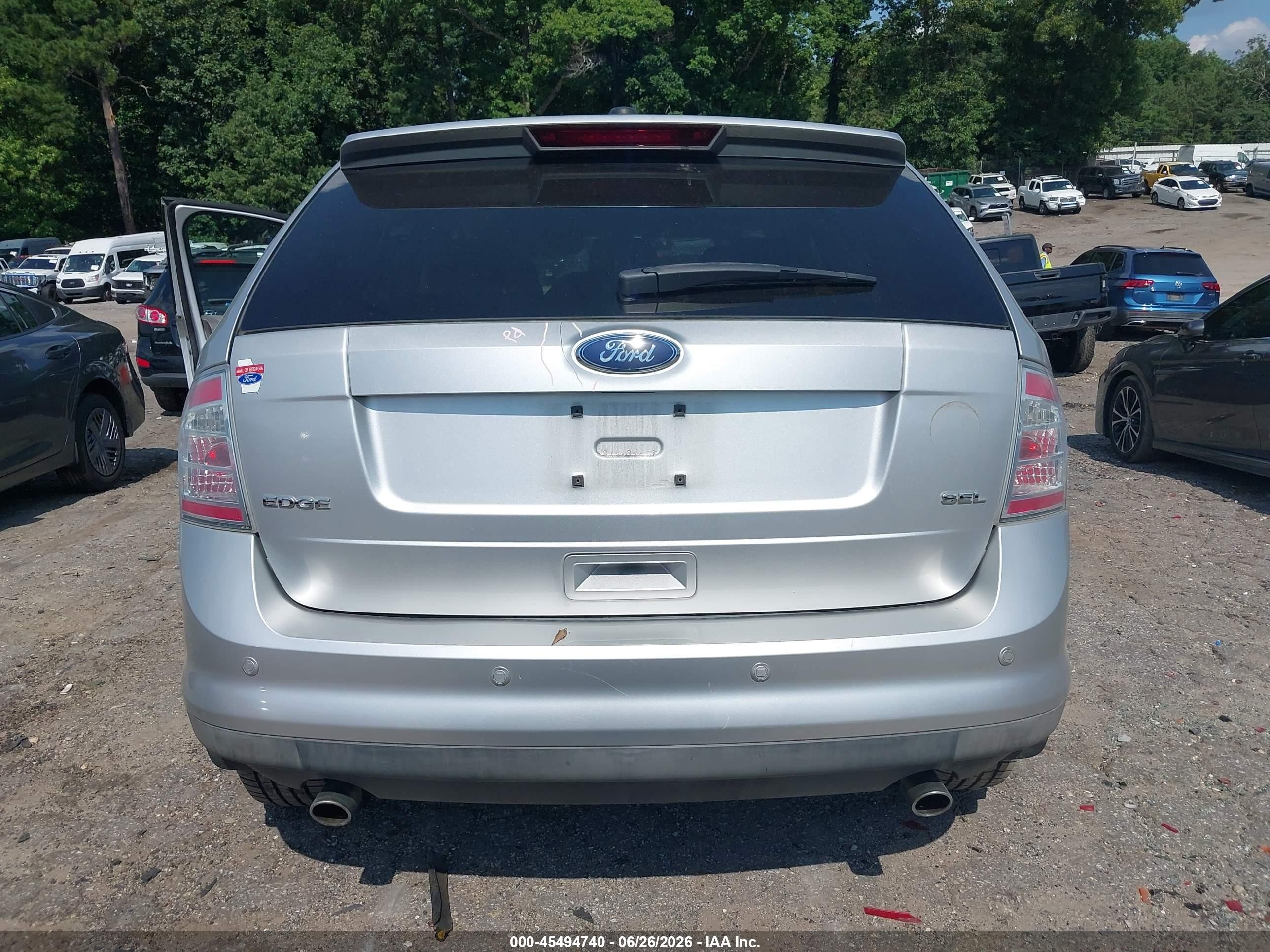 2010 Ford Edge Sel Серебряный vin: 2FMDK3JC9ABA44841