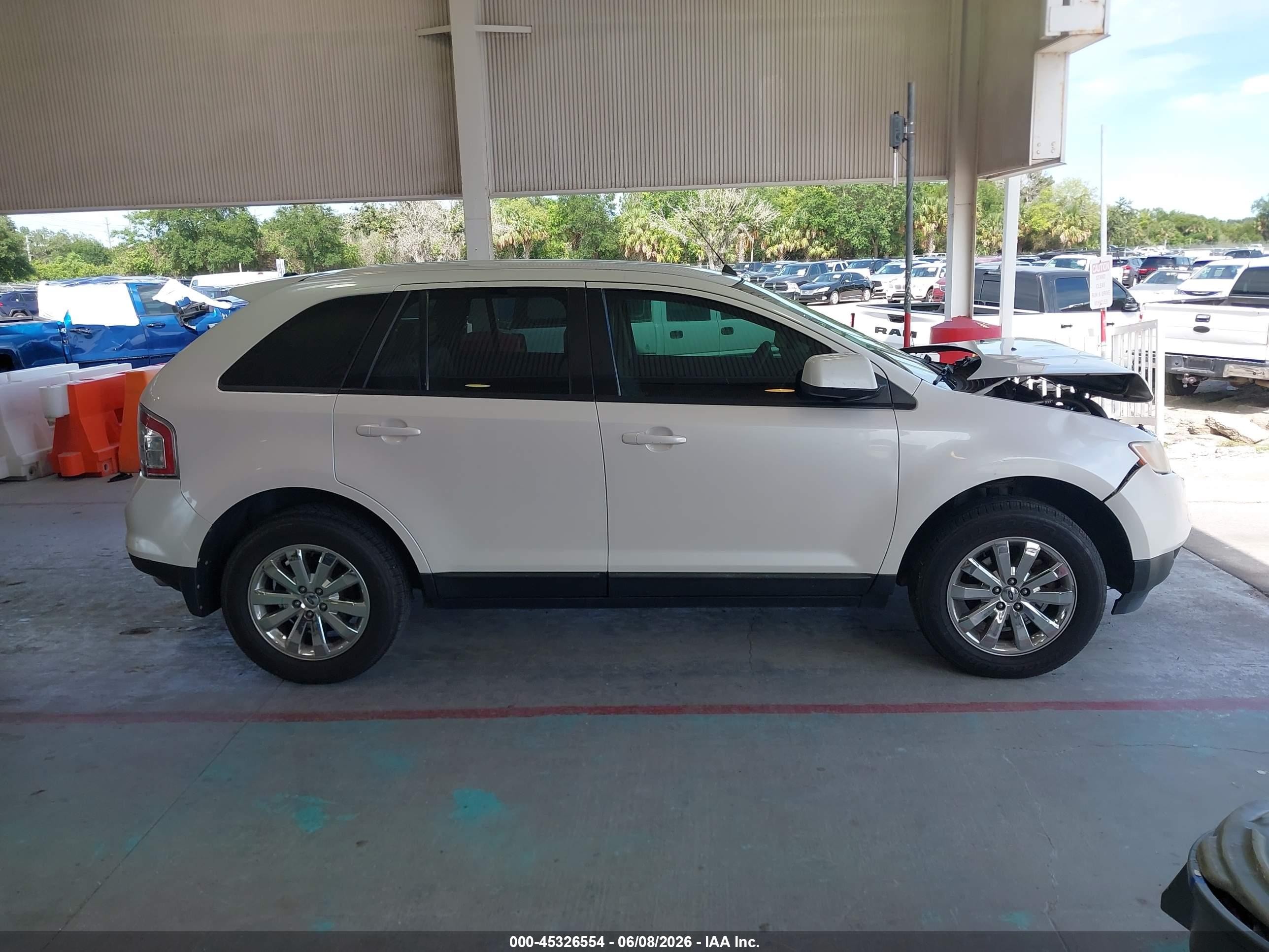 2010 Ford Edge Sel White vin: 2FMDK3JC9ABA68539