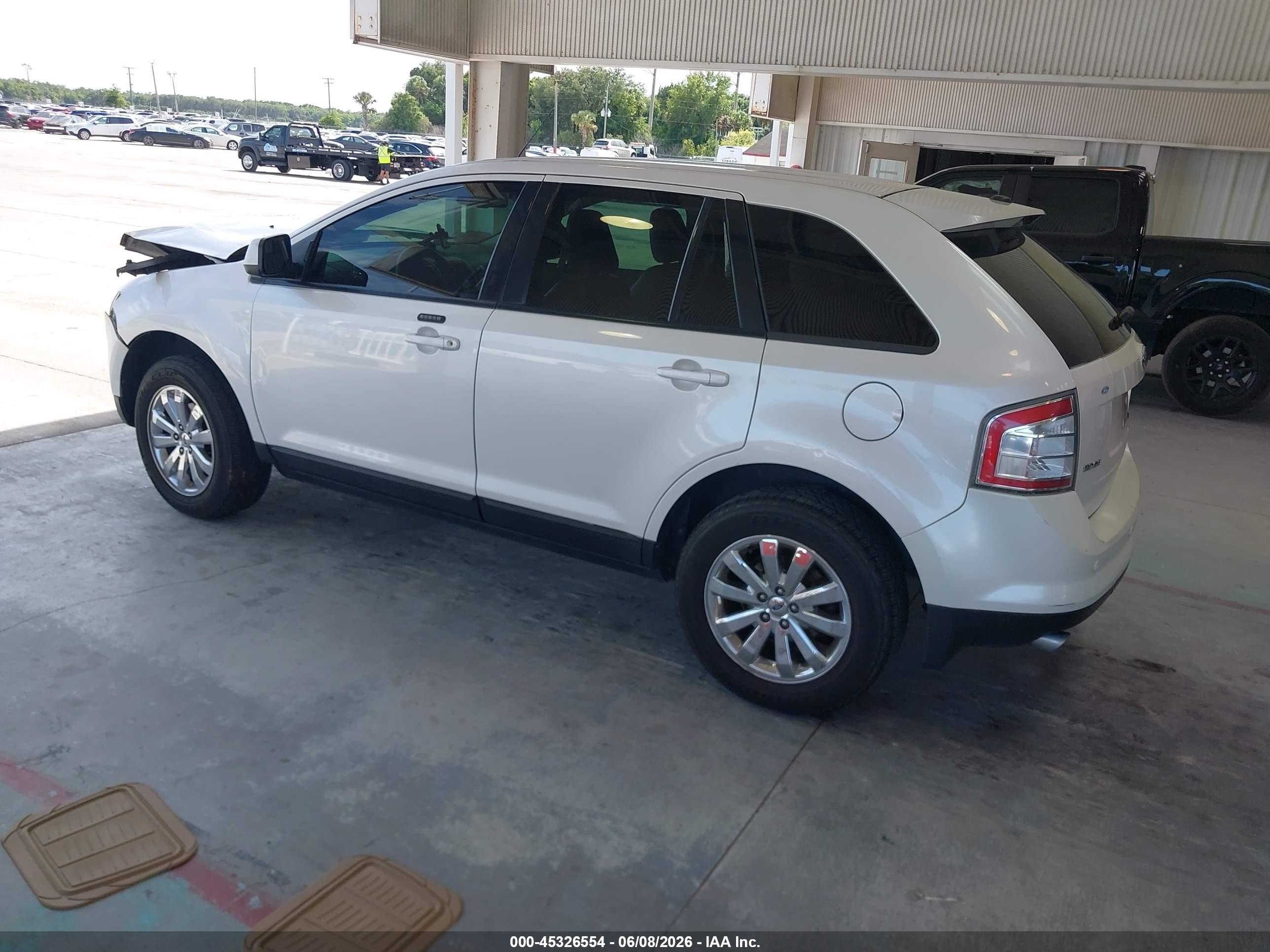 2010 Ford Edge Sel White vin: 2FMDK3JC9ABA68539