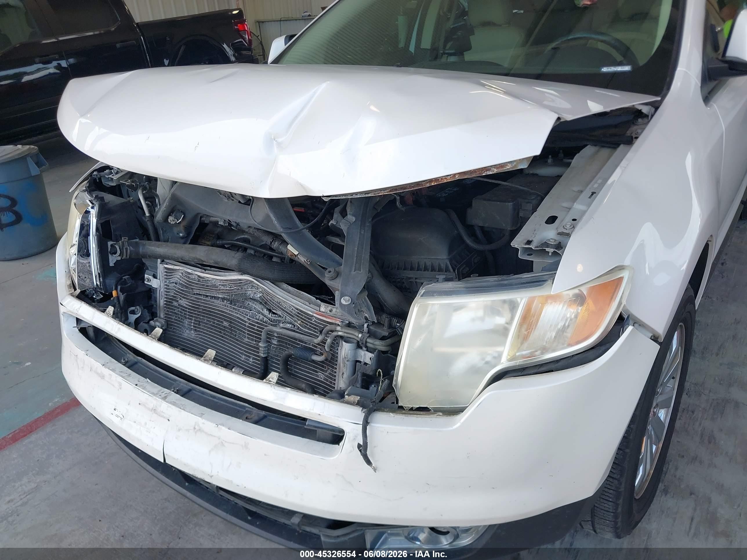 2010 Ford Edge Sel White vin: 2FMDK3JC9ABA68539
