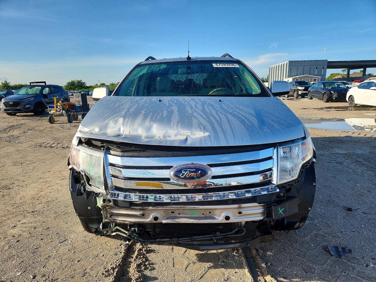 2010 Ford Edge Sel Silver vin: 2FMDK3JC9ABB19392