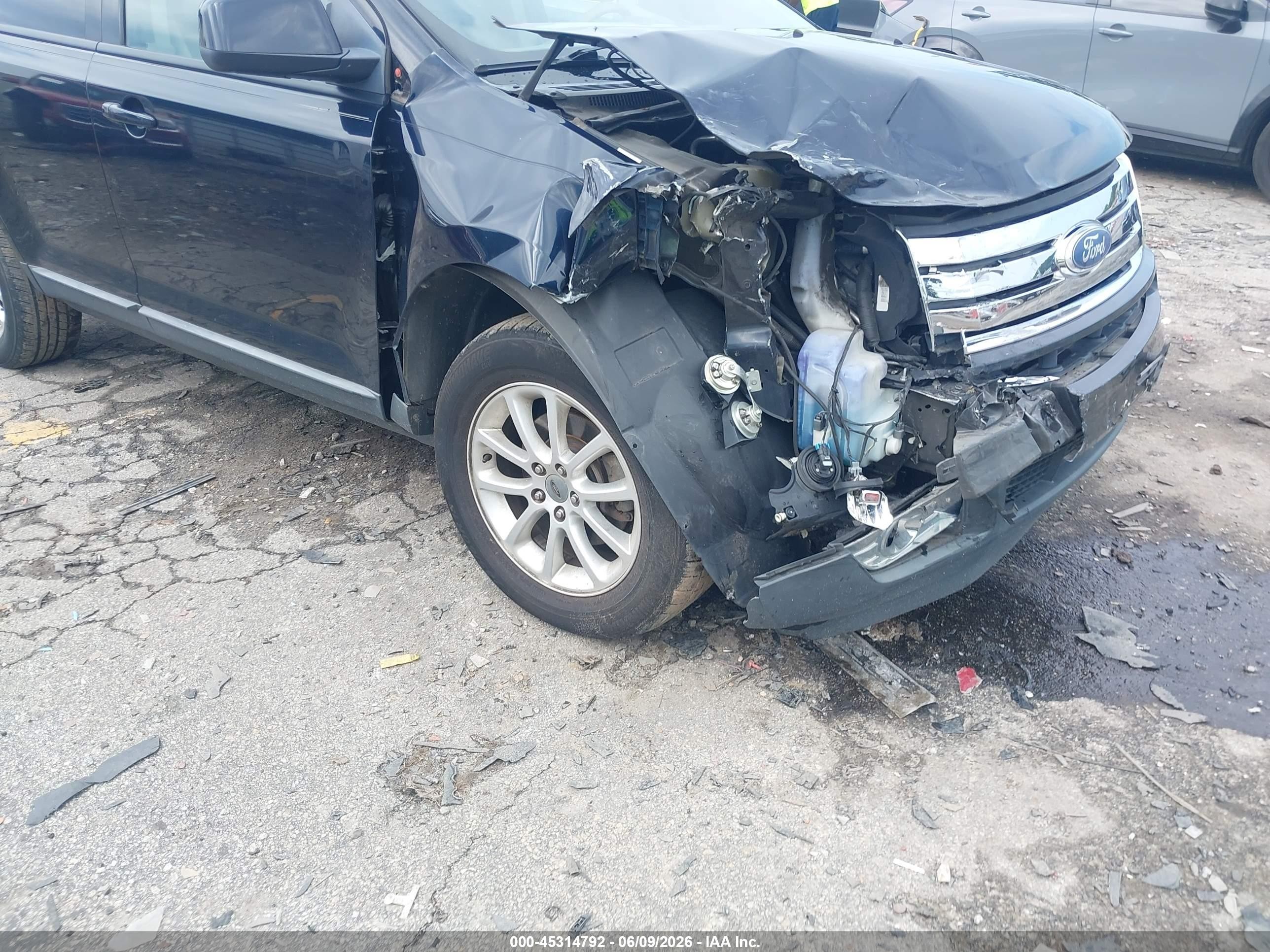 2010 Ford Edge Sel Blue vin: 2FMDK3JC9ABB62145