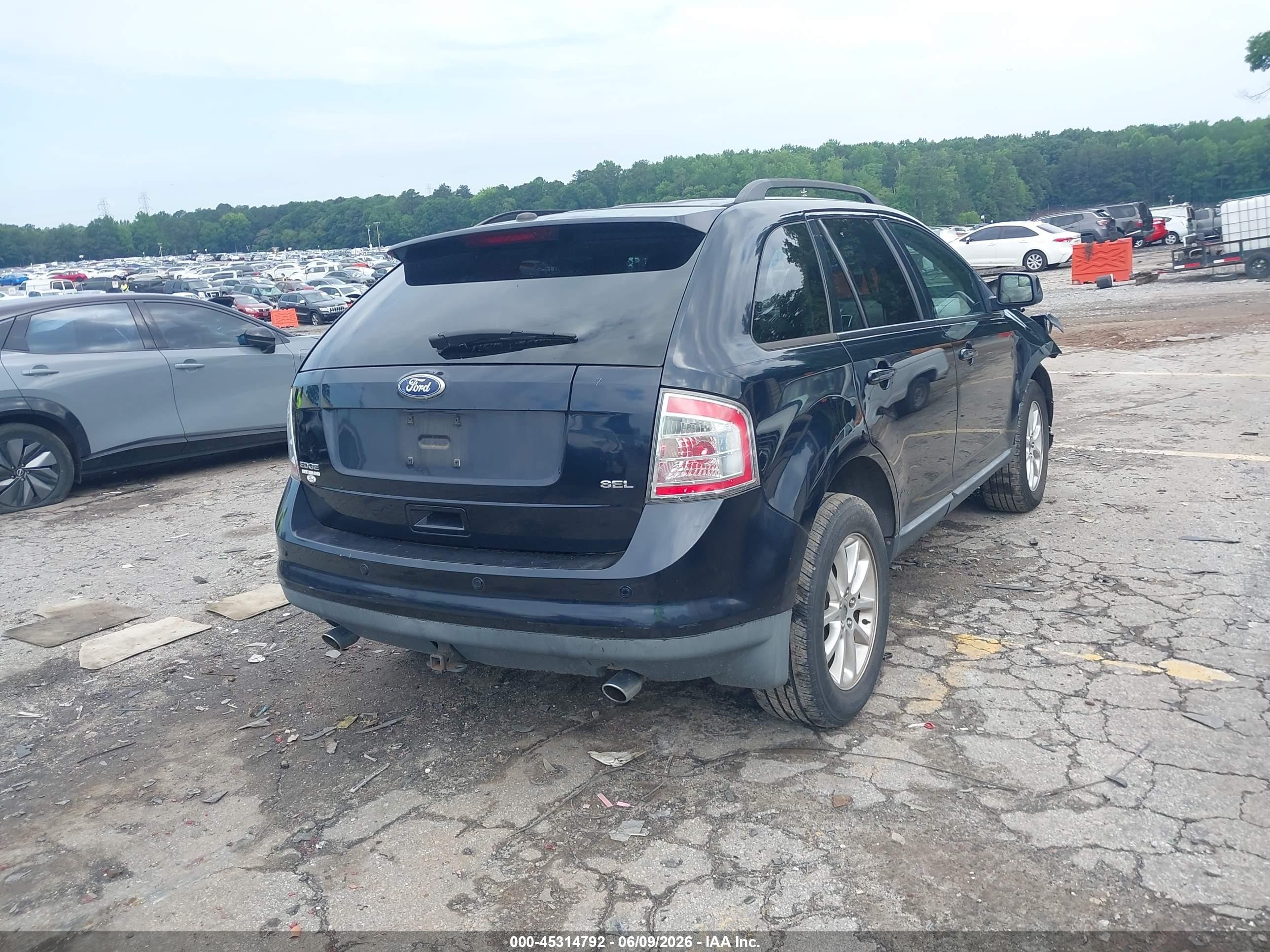 2010 Ford Edge Sel Blue vin: 2FMDK3JC9ABB62145