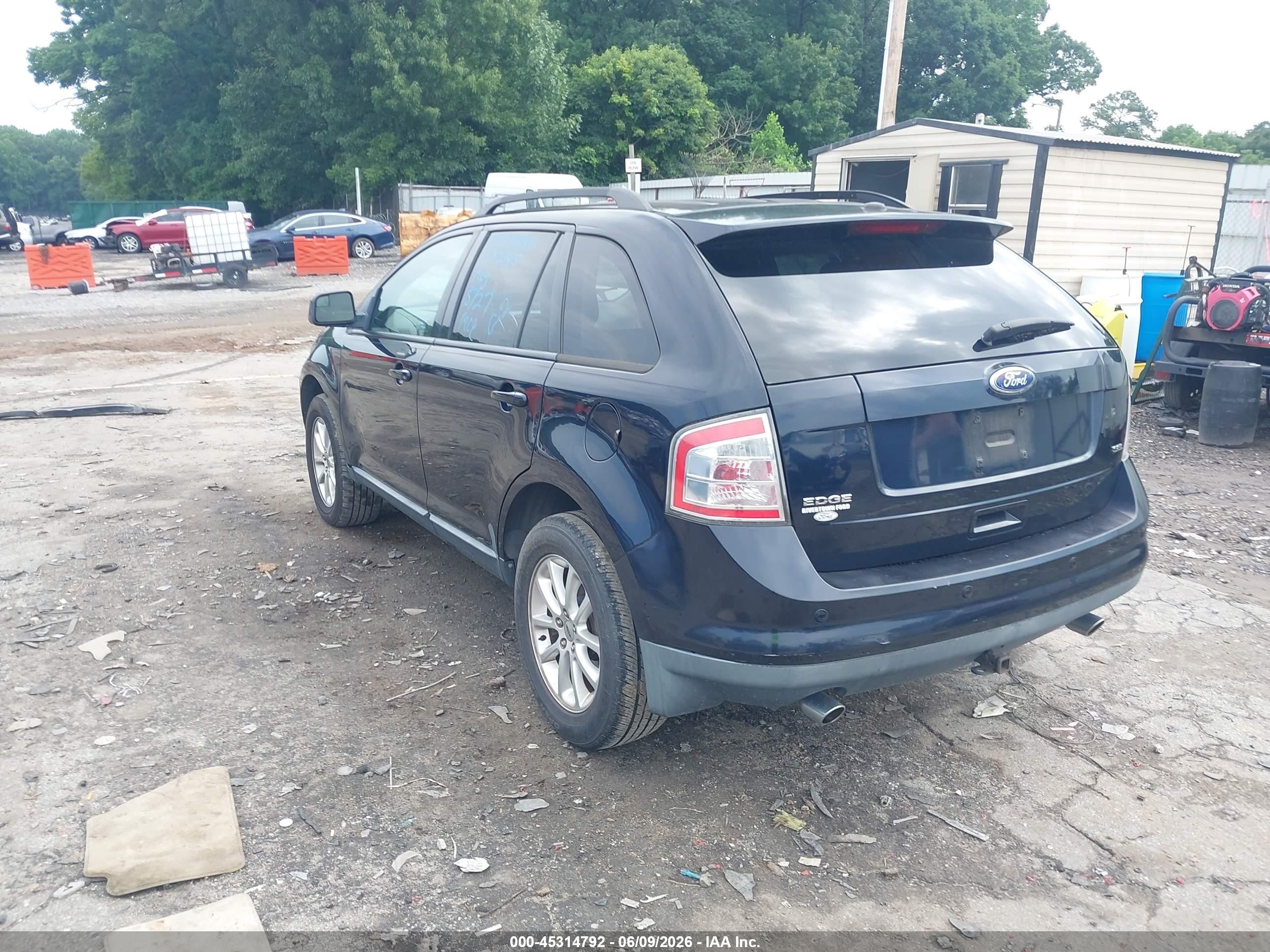 2010 Ford Edge Sel Blue vin: 2FMDK3JC9ABB62145