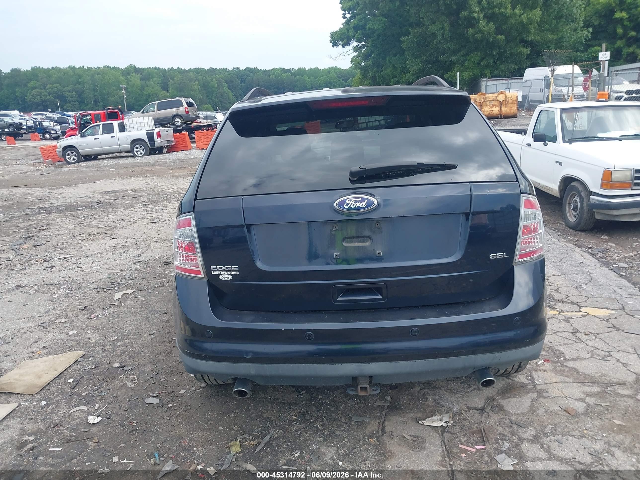 2010 Ford Edge Sel Blue vin: 2FMDK3JC9ABB62145