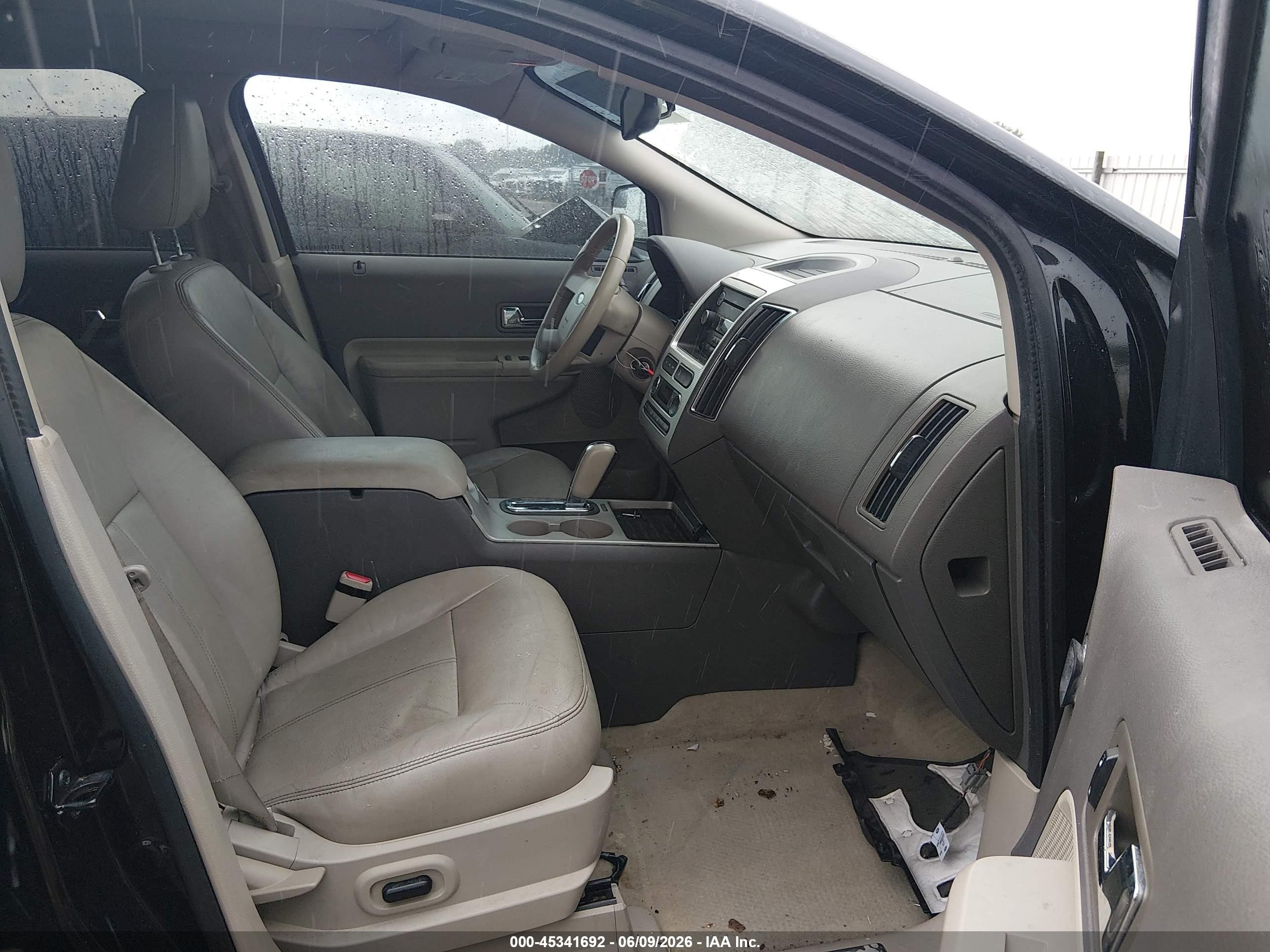 2010 Ford Edge Sel Black vin: 2FMDK3JC9ABB74294