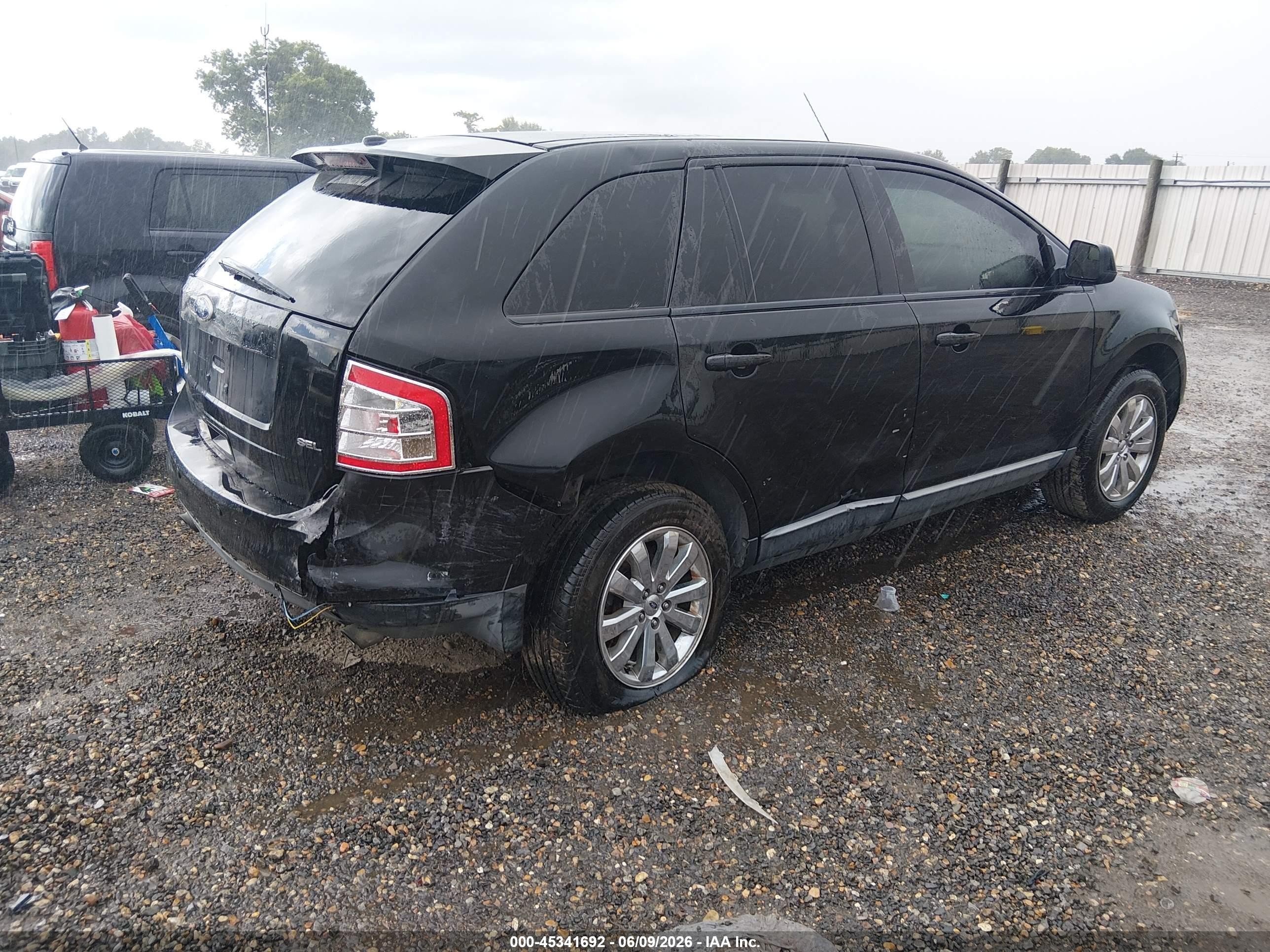 2010 Ford Edge Sel Black vin: 2FMDK3JC9ABB74294