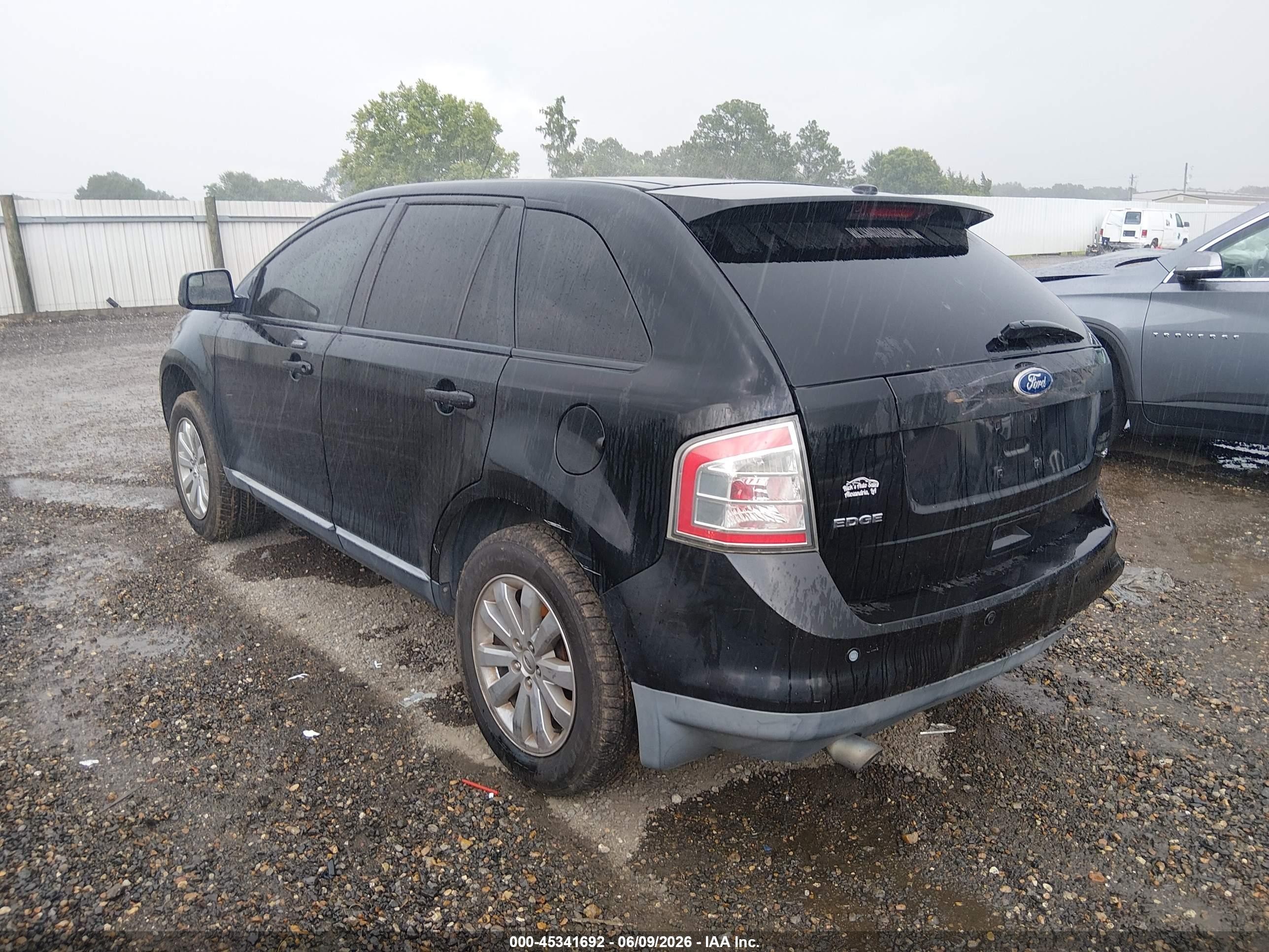2010 Ford Edge Sel Black vin: 2FMDK3JC9ABB74294