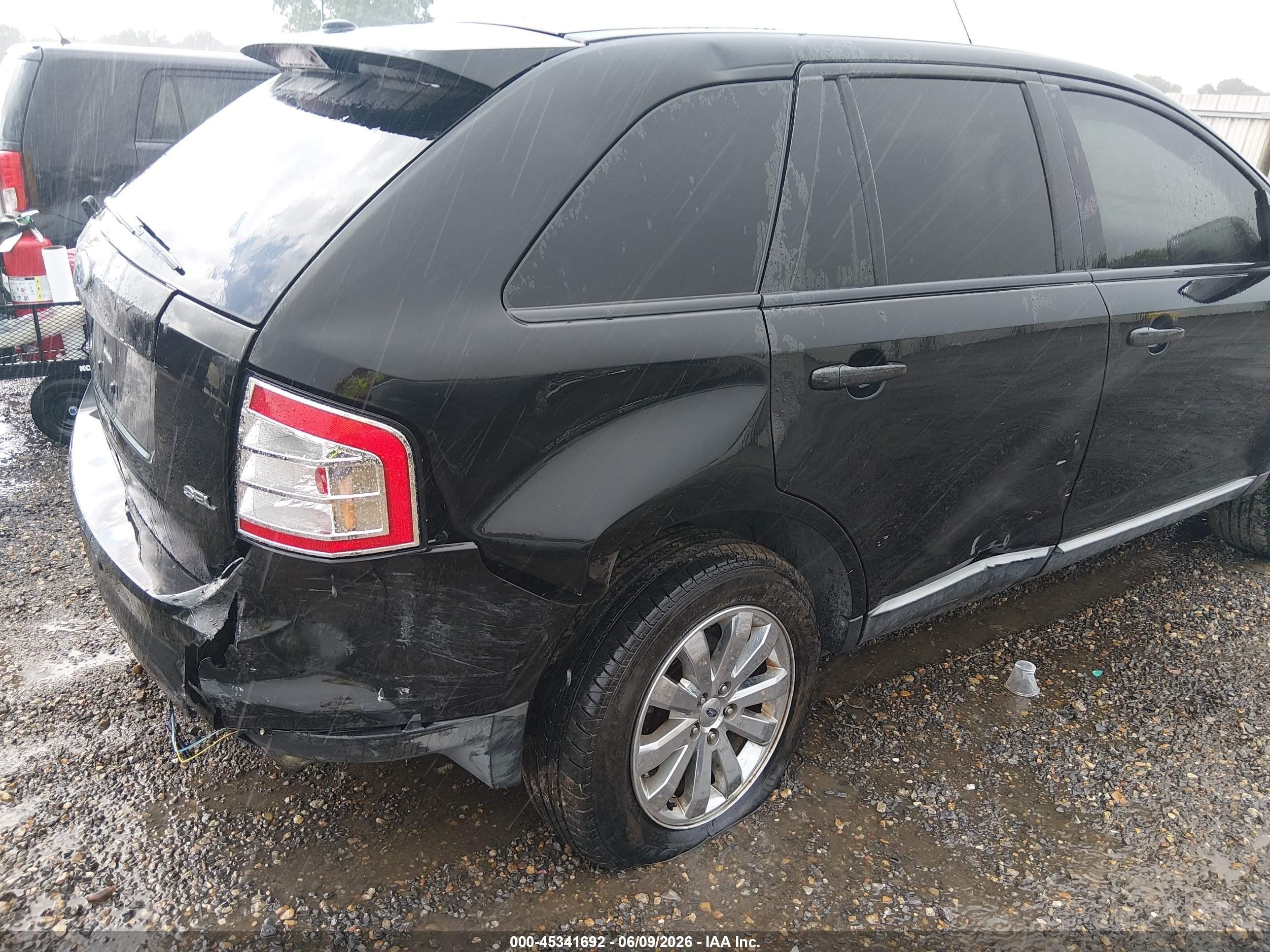 2010 Ford Edge Sel Black vin: 2FMDK3JC9ABB74294