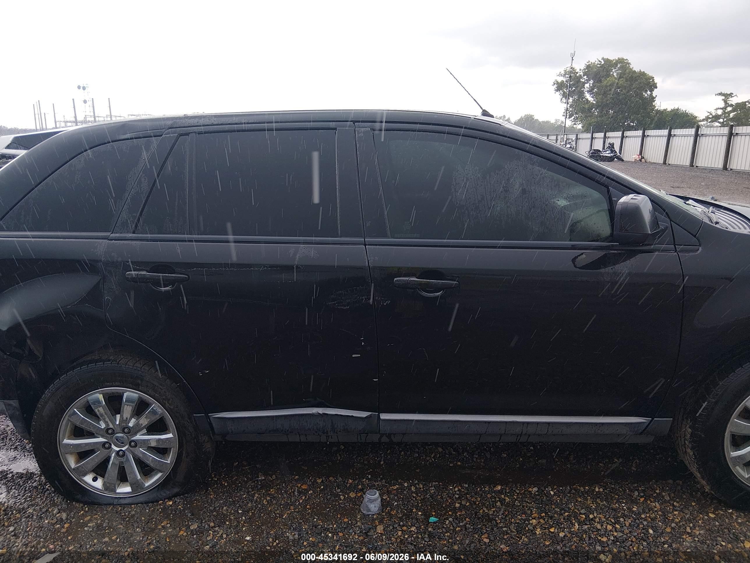 2010 Ford Edge Sel Black vin: 2FMDK3JC9ABB74294