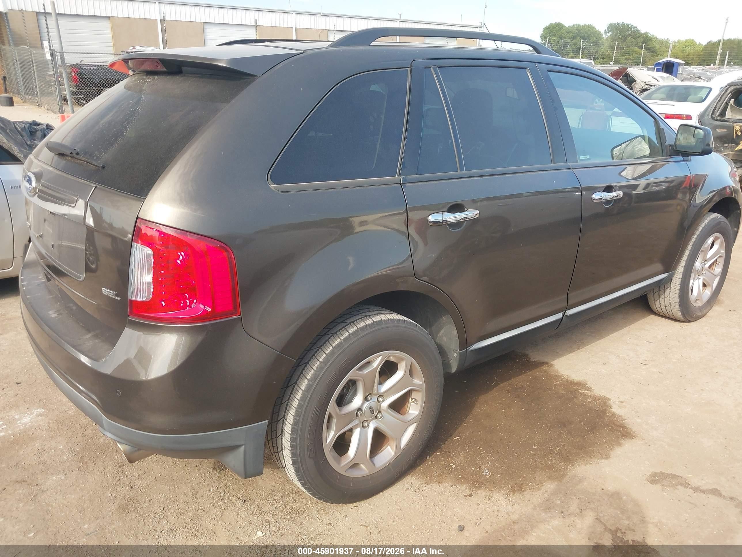 2011 Ford Edge Sel Коричневый vin: 2FMDK3JC9BBA19360
