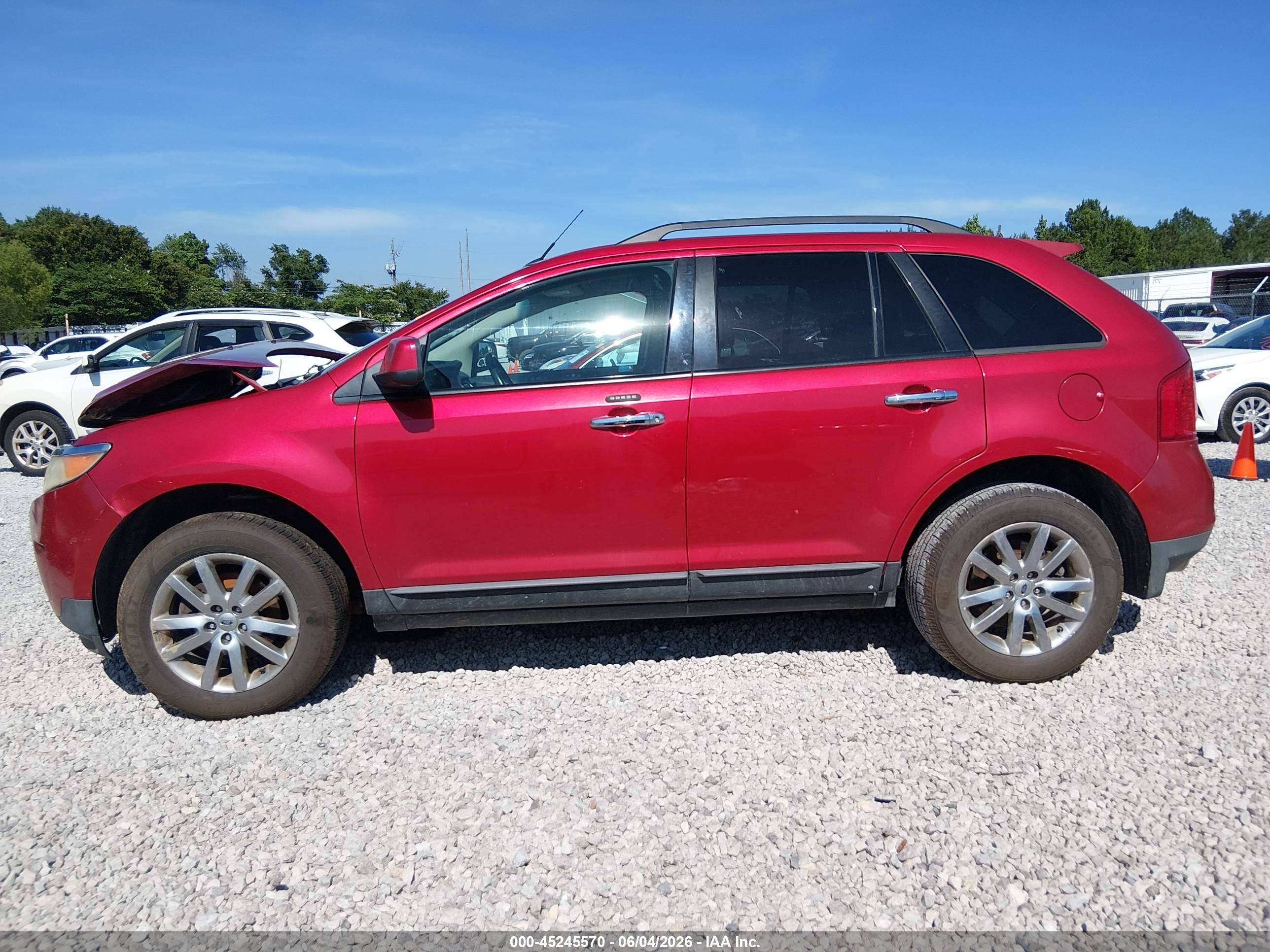 2011 Ford Edge Sel Красный vin: 2FMDK3JC9BBA19861