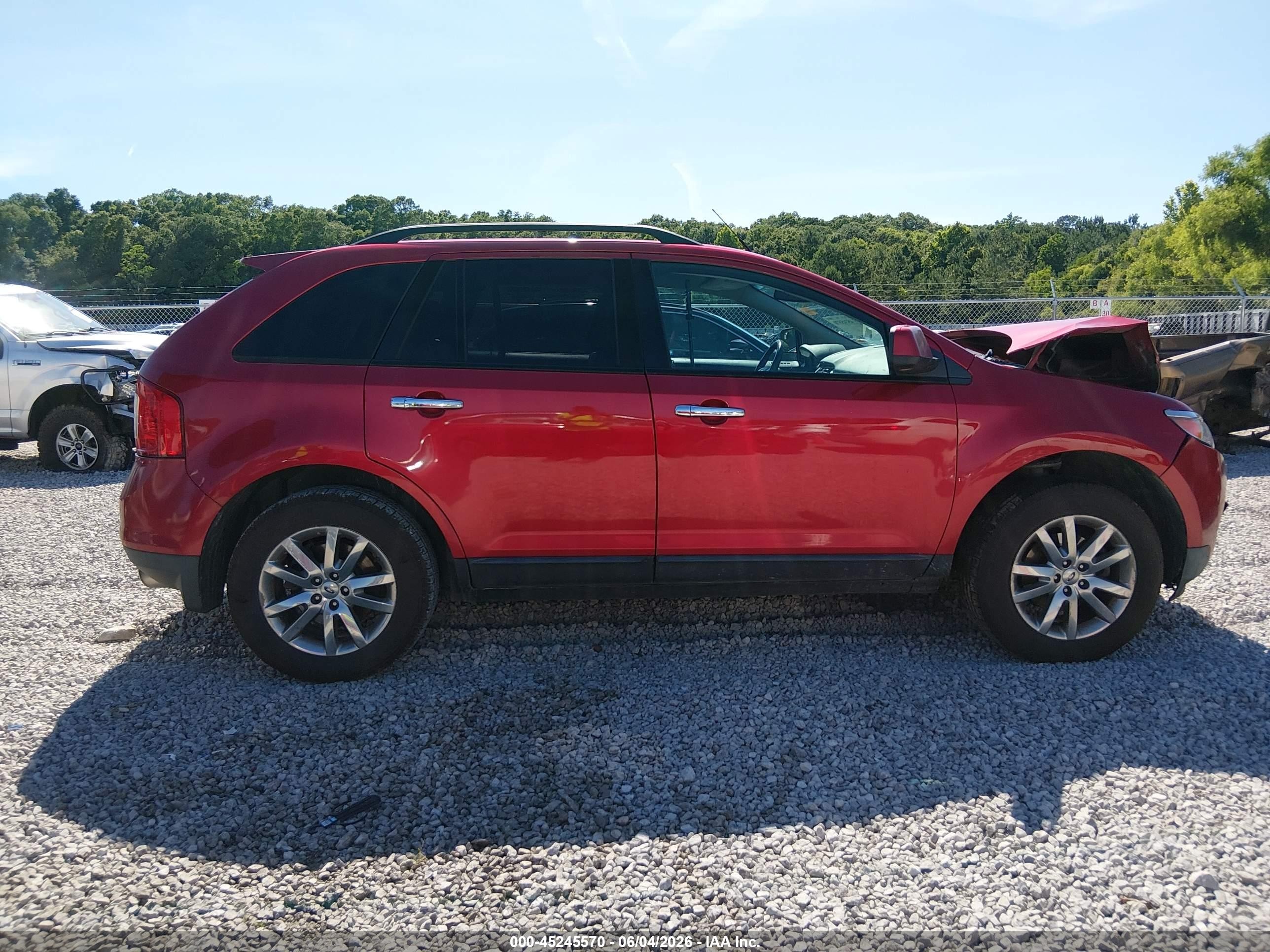 2011 Ford Edge Sel Красный vin: 2FMDK3JC9BBA19861