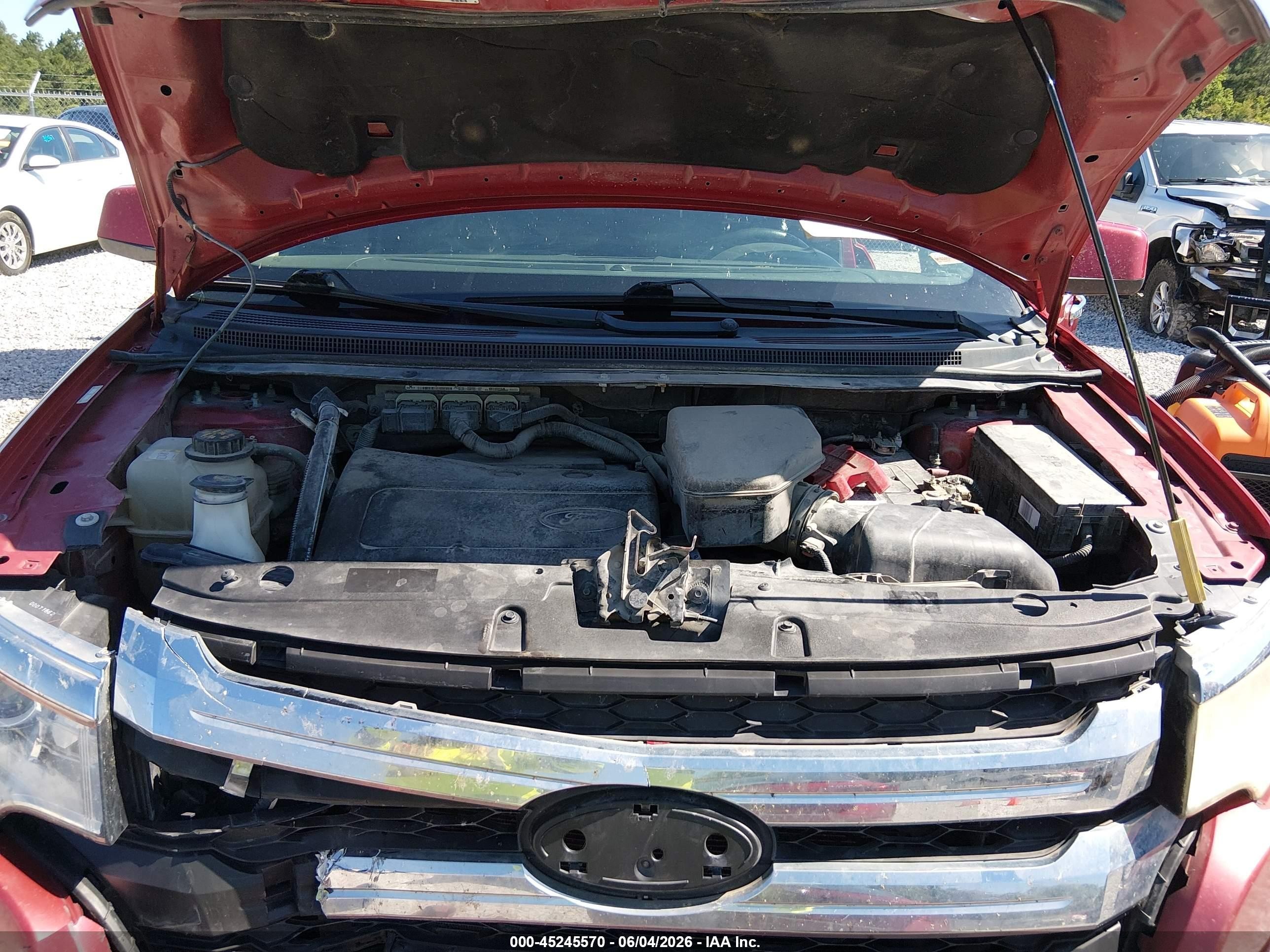 2011 Ford Edge Sel Красный vin: 2FMDK3JC9BBA19861