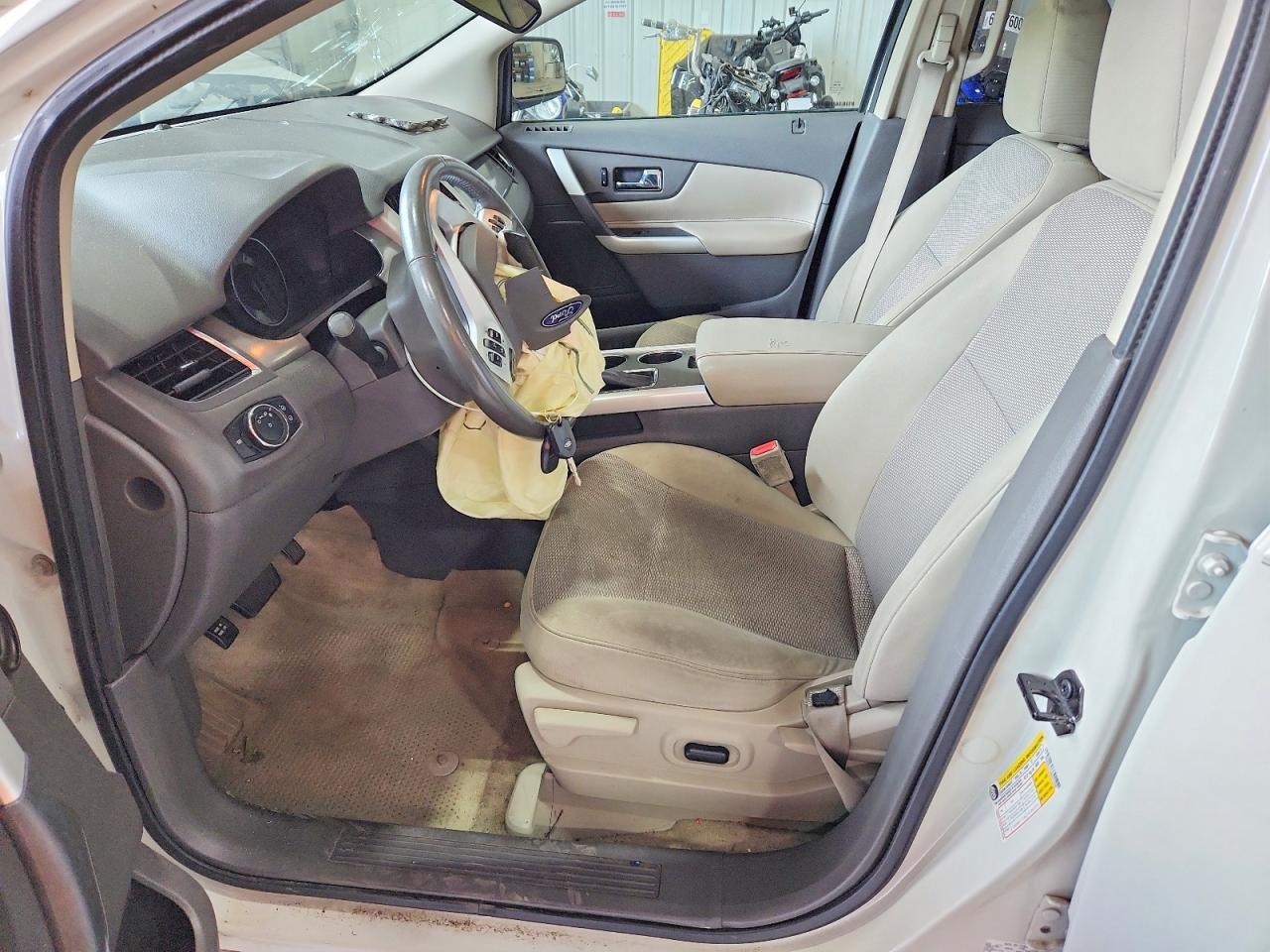 2011 Ford Edge Sel White vin: 2FMDK3JC9BBA44808