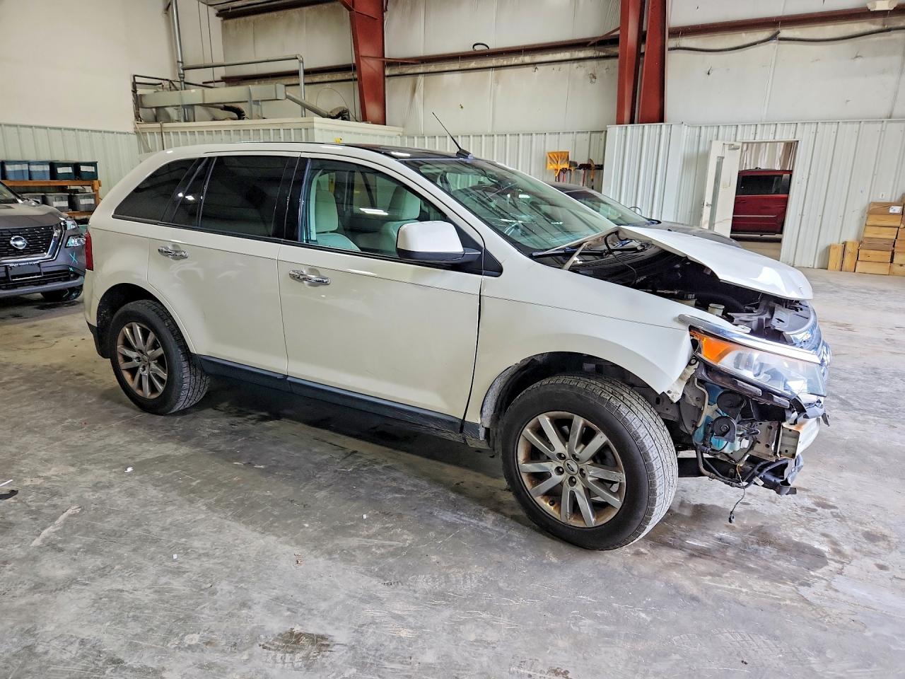 2011 Ford Edge Sel White vin: 2FMDK3JC9BBA44808