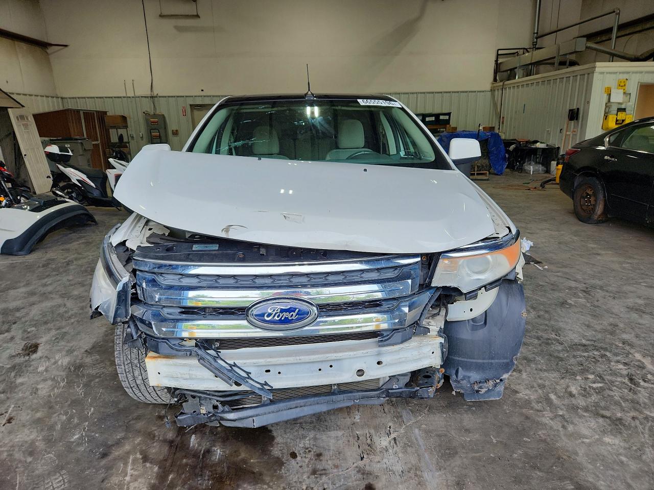 2011 Ford Edge Sel White vin: 2FMDK3JC9BBA44808