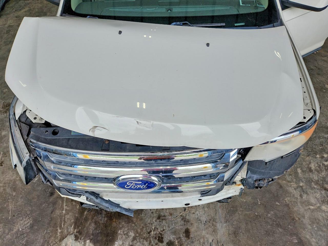 2011 Ford Edge Sel White vin: 2FMDK3JC9BBA44808