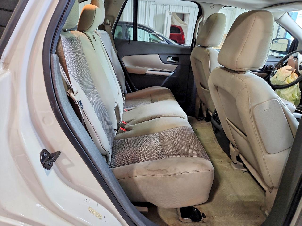 2011 Ford Edge Sel White vin: 2FMDK3JC9BBA44808