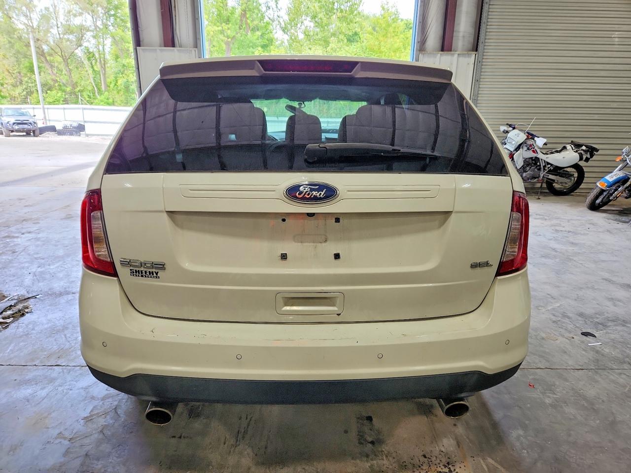 2011 Ford Edge Sel White vin: 2FMDK3JC9BBA44808