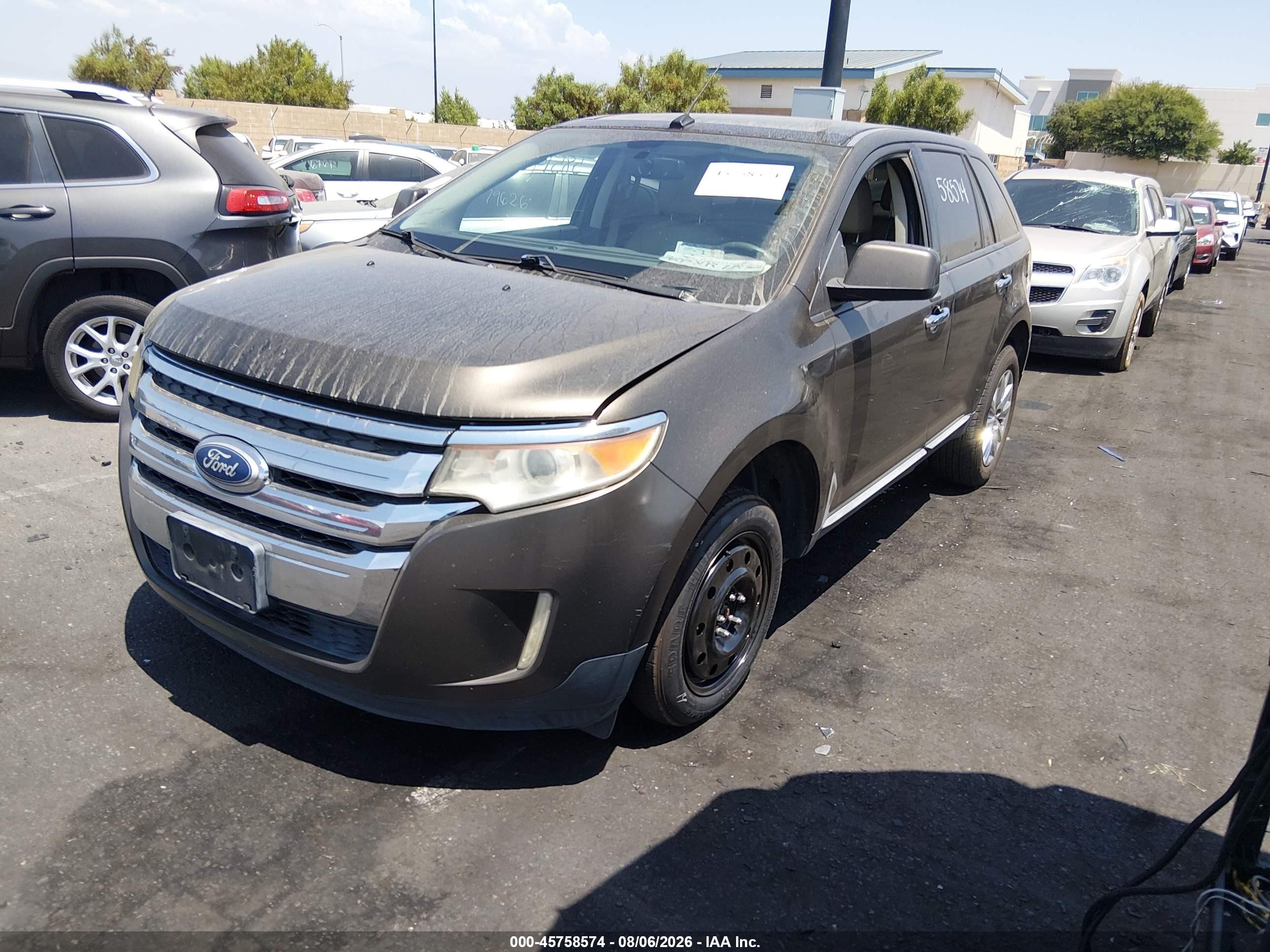 2011 Ford Edge Sel Brown vin: 2FMDK3JC9BBA71443