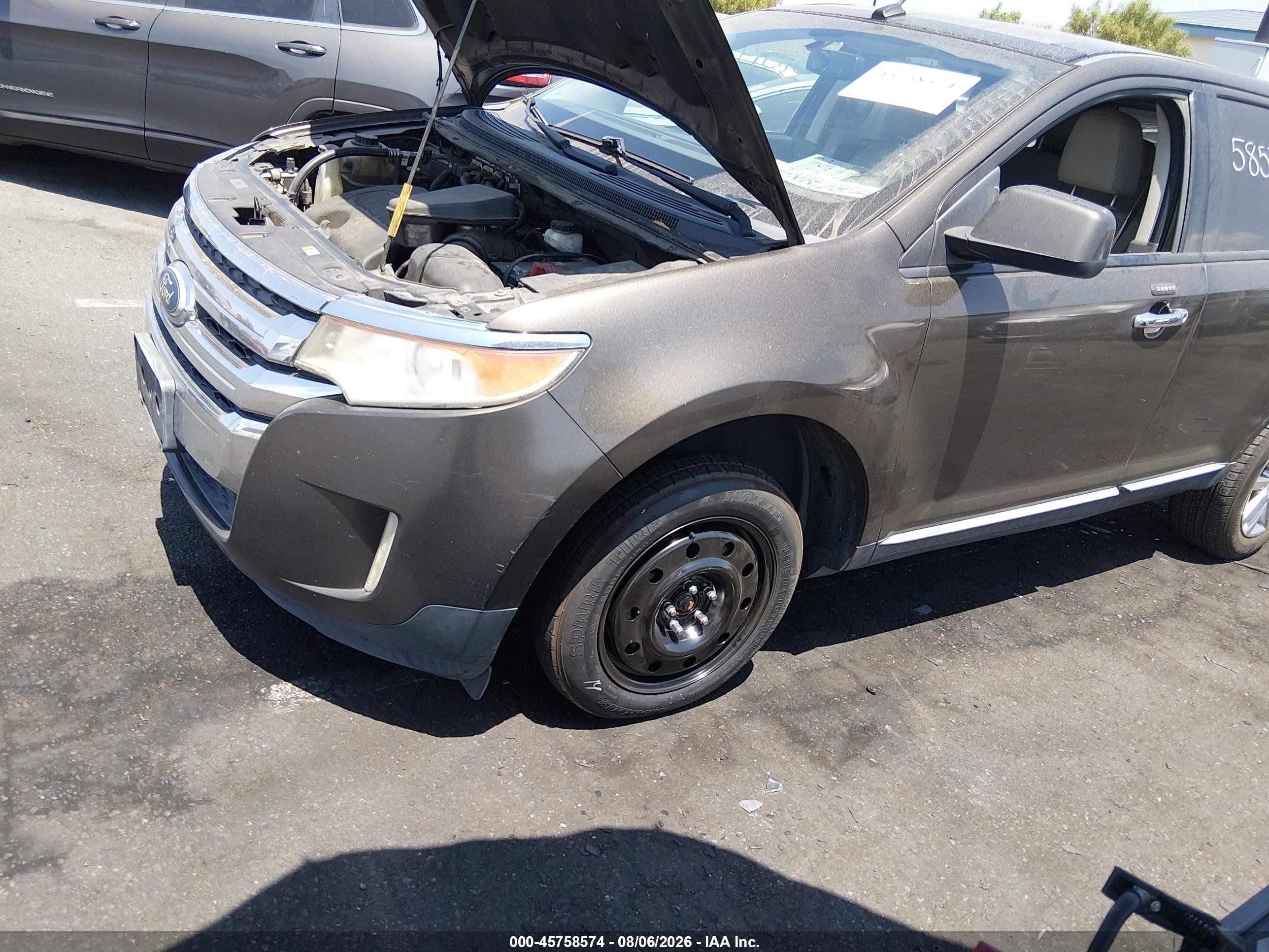 2011 Ford Edge Sel Brown vin: 2FMDK3JC9BBA71443