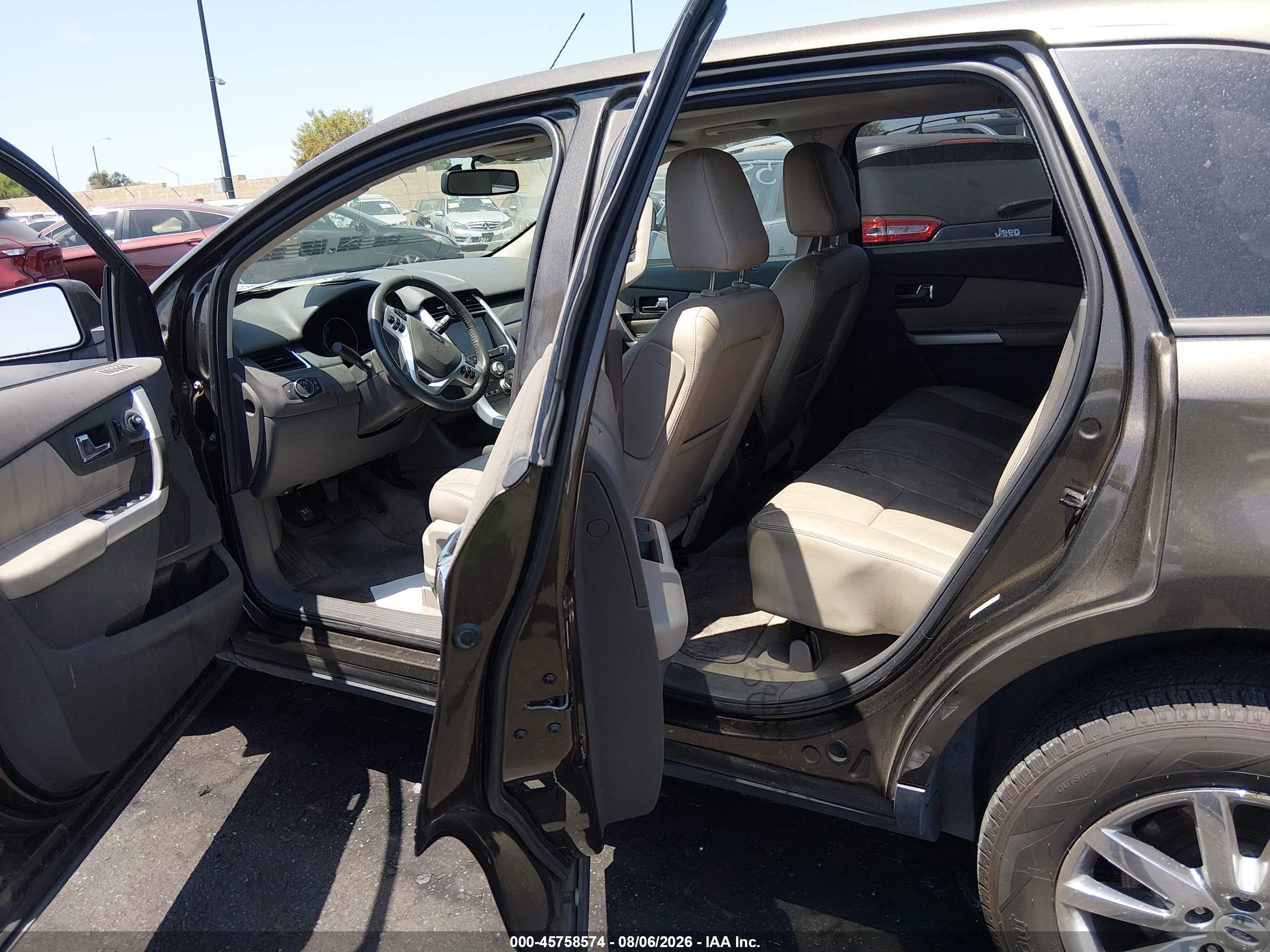 2011 Ford Edge Sel Brown vin: 2FMDK3JC9BBA71443