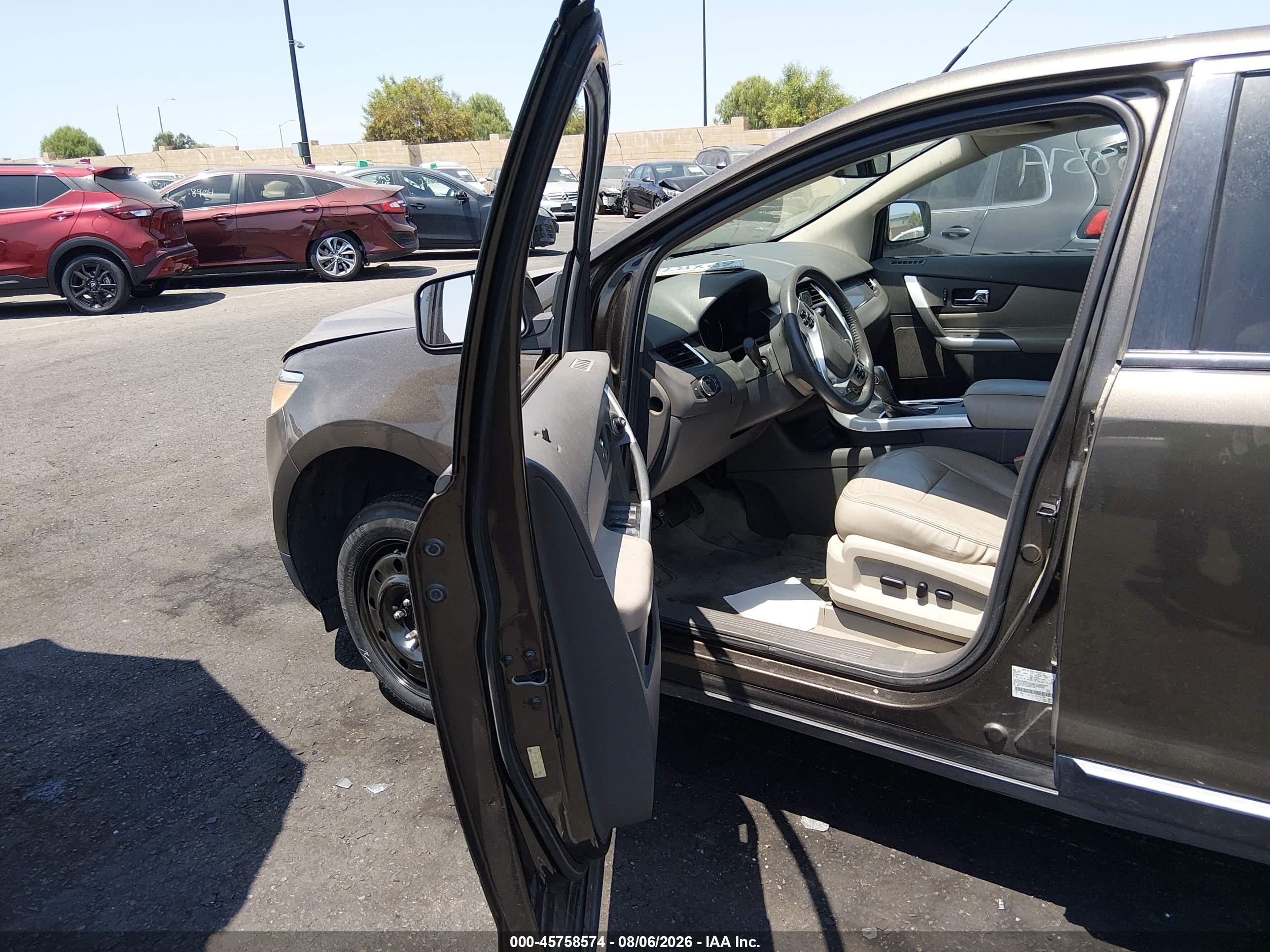 2011 Ford Edge Sel Brown vin: 2FMDK3JC9BBA71443
