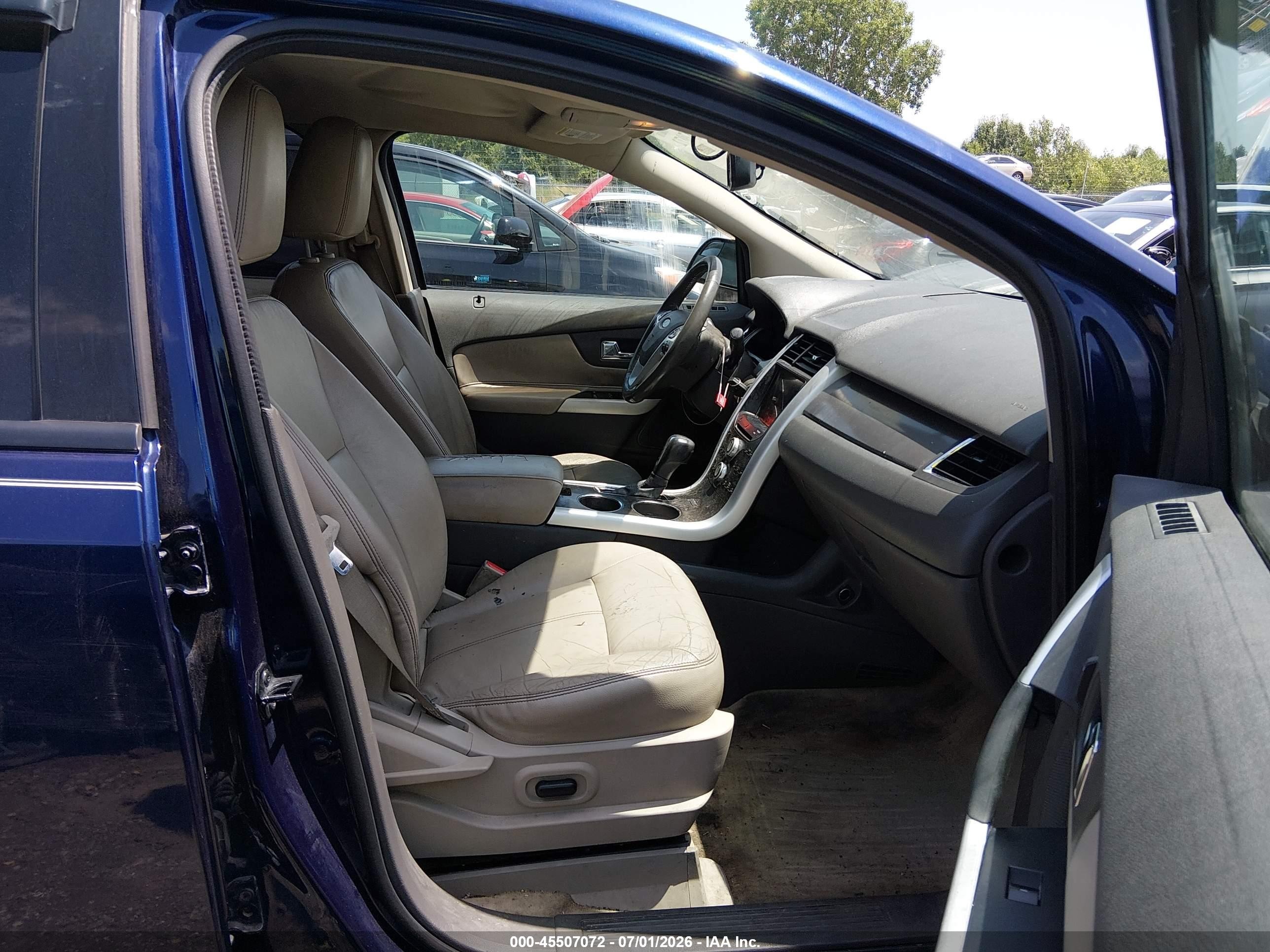 2011 Ford Edge Sel Blue vin: 2FMDK3JC9BBA80627