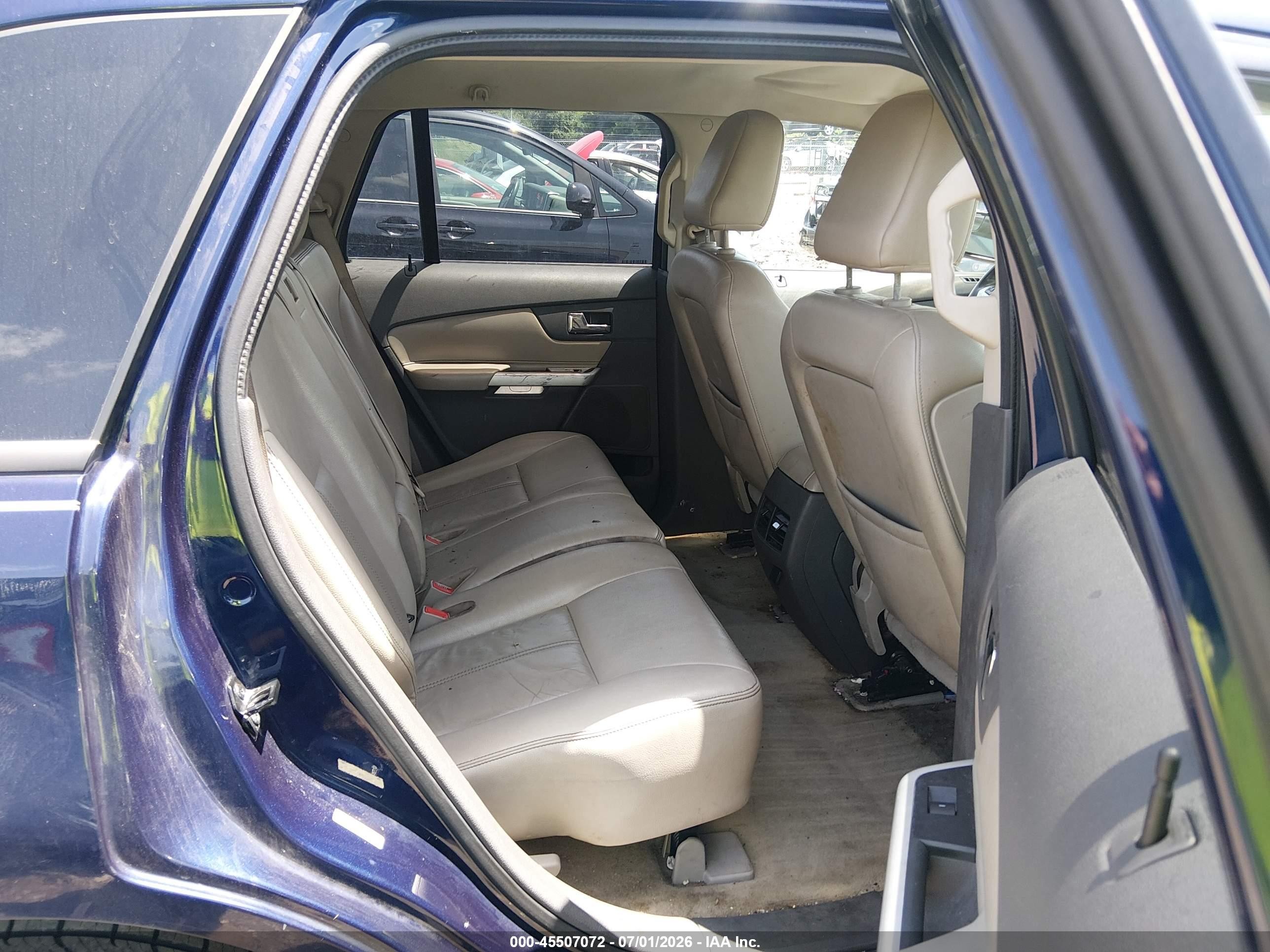 2011 Ford Edge Sel Blue vin: 2FMDK3JC9BBA80627