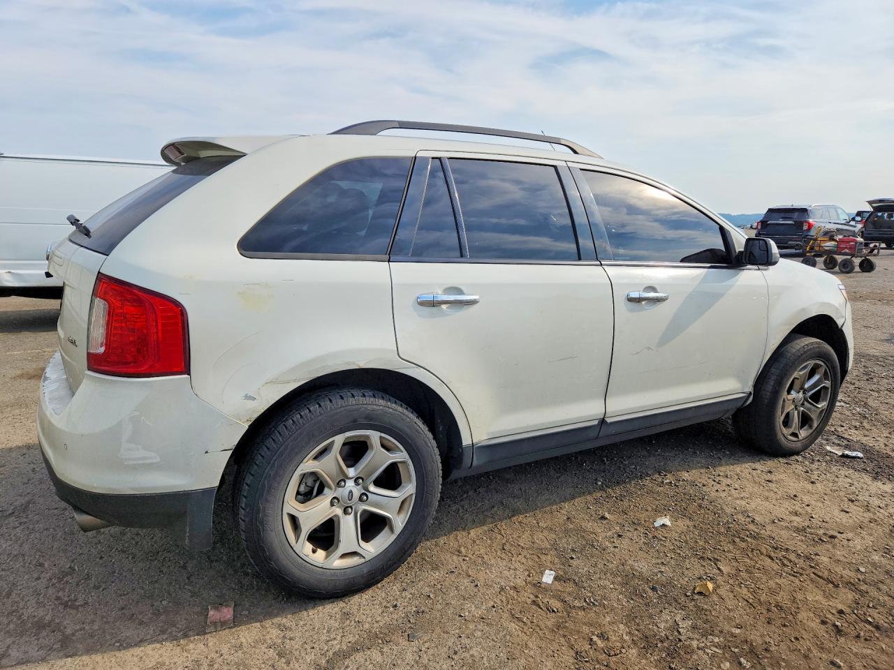 2011 Ford Edge Sel White vin: 2FMDK3JC9BBA95158