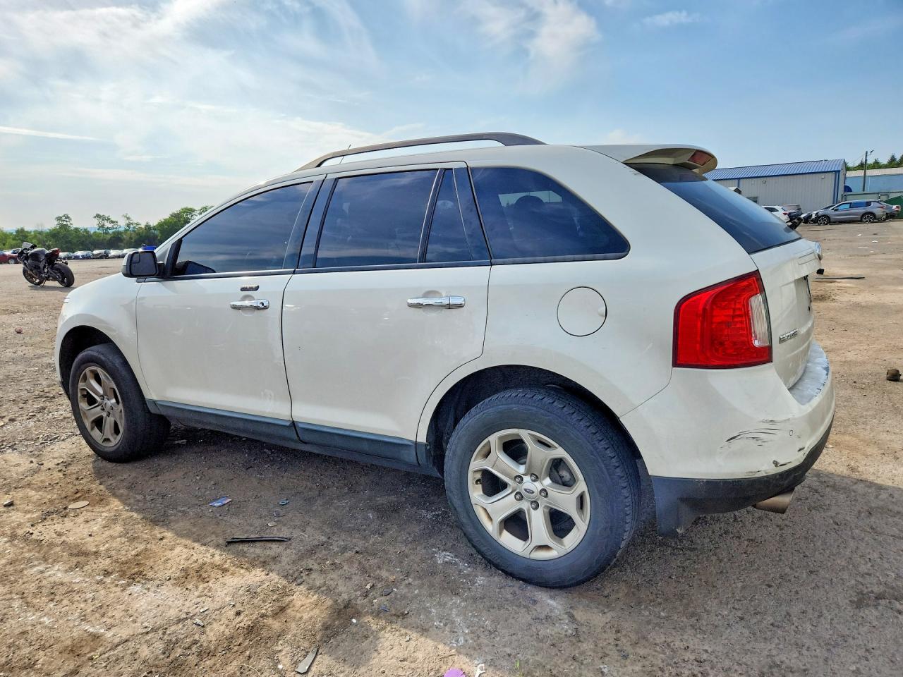 2011 Ford Edge Sel White vin: 2FMDK3JC9BBA95158