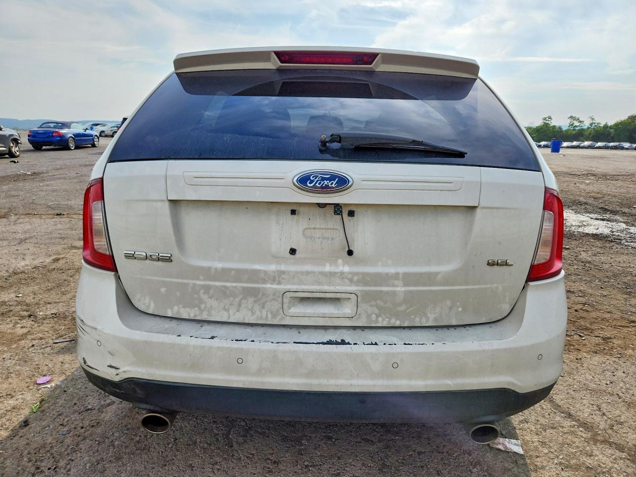 2011 Ford Edge Sel White vin: 2FMDK3JC9BBA95158
