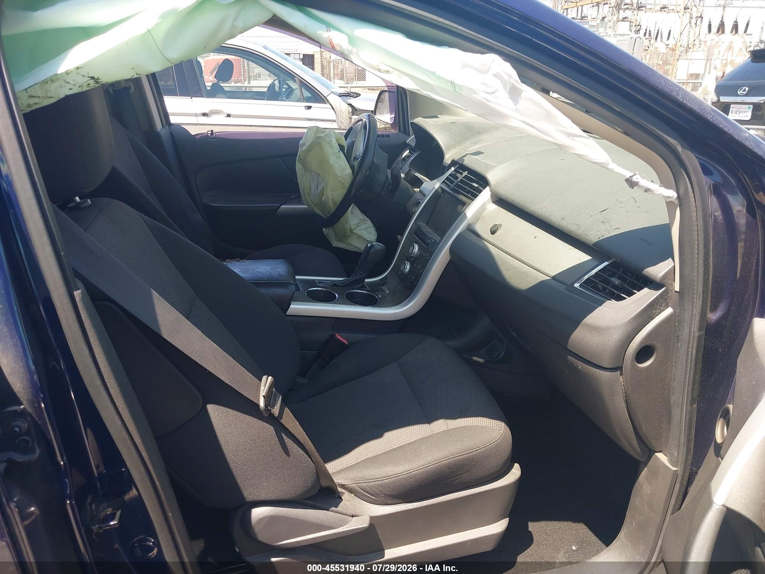 2011 Ford Edge Sel Синий vin: 2FMDK3JC9BBB11391