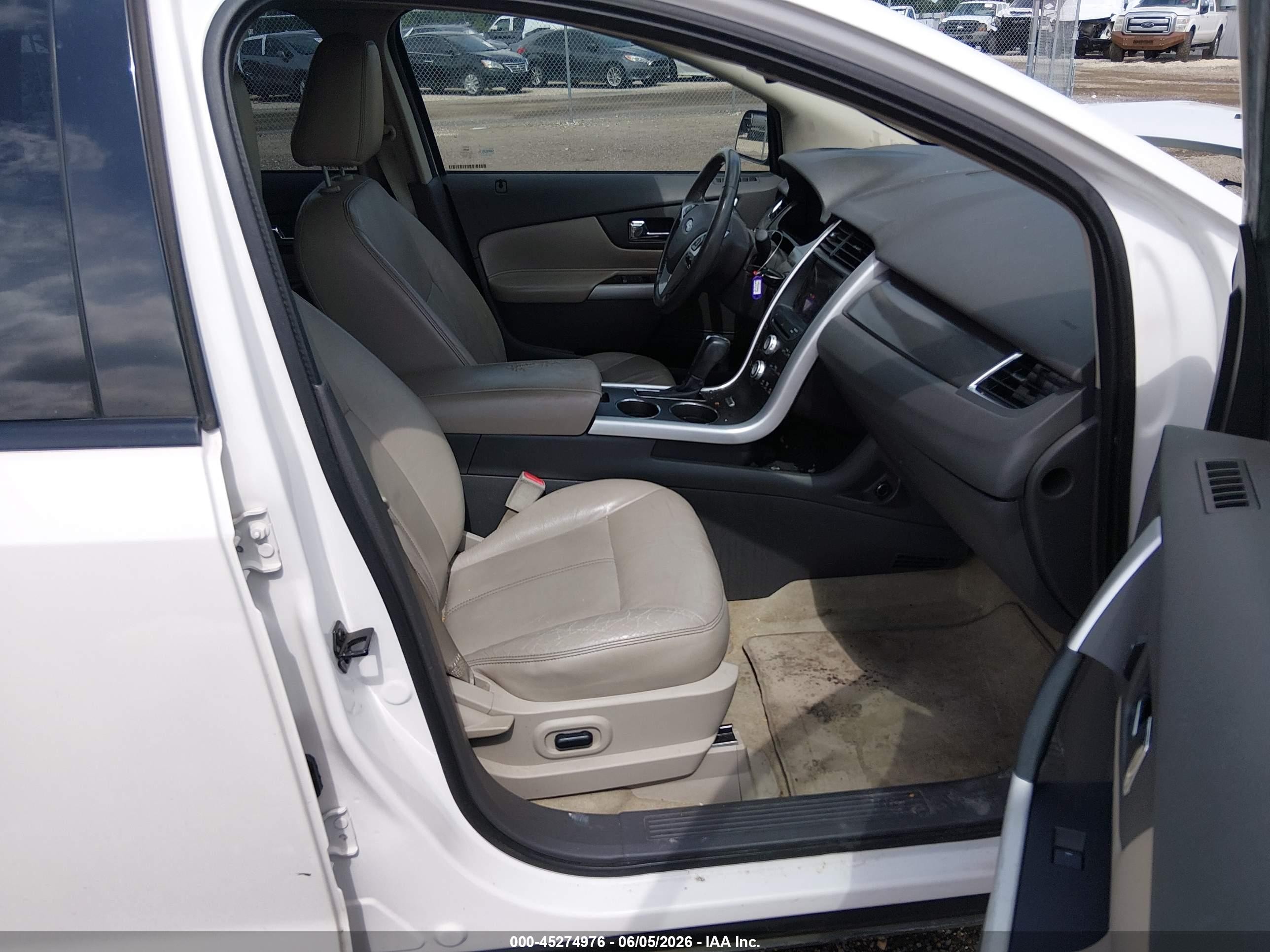 2011 Ford Edge Sel White vin: 2FMDK3JC9BBB37232
