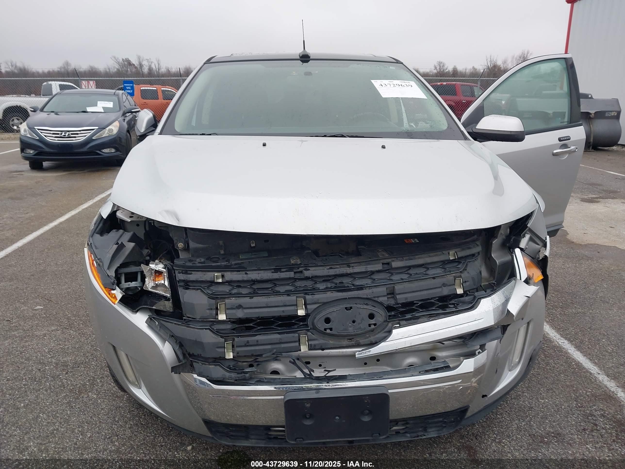 2011 Ford Edge Sel Серебряный vin: 2FMDK3JC9BBB43452