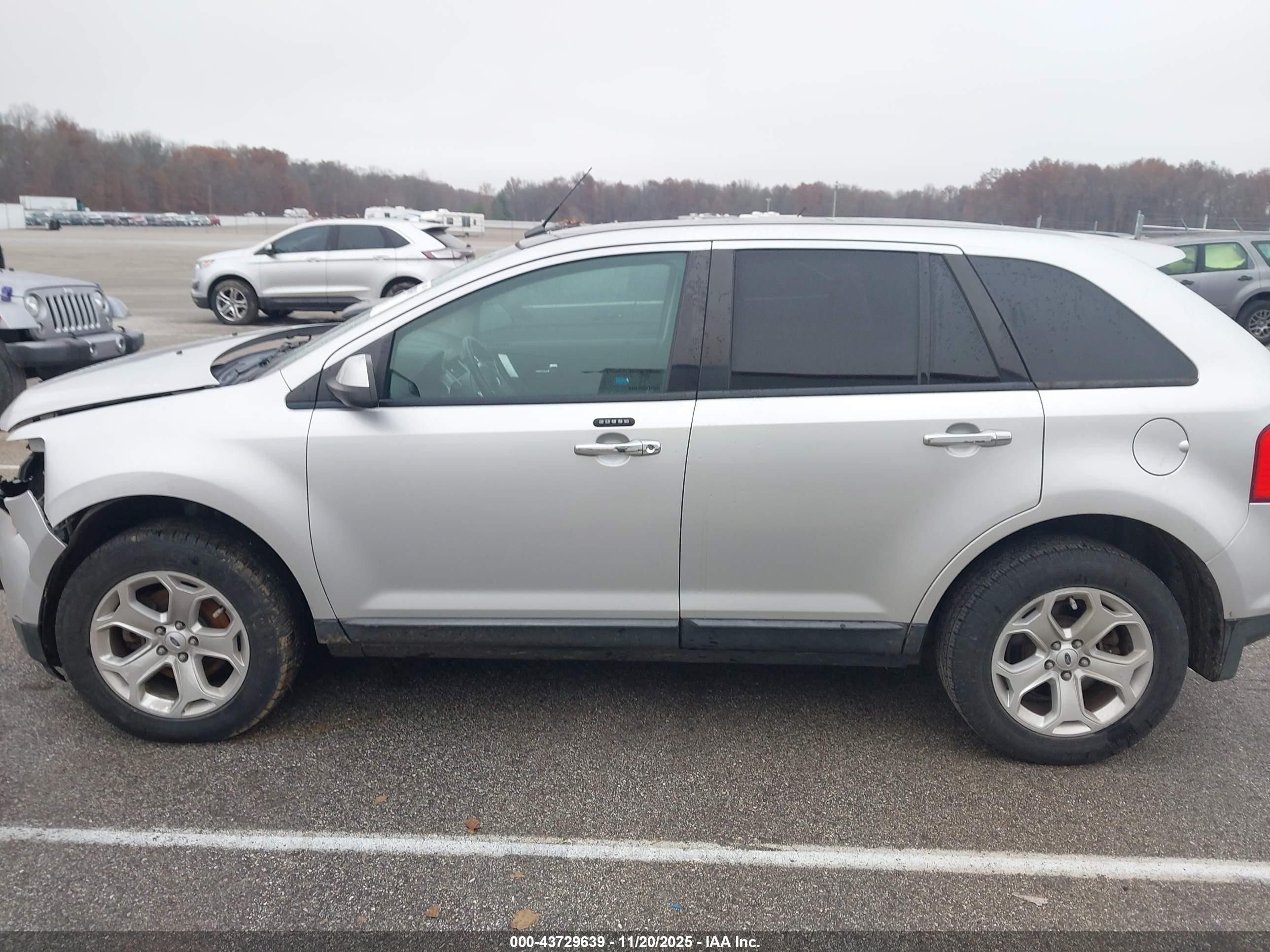 2011 Ford Edge Sel Серебряный vin: 2FMDK3JC9BBB43452