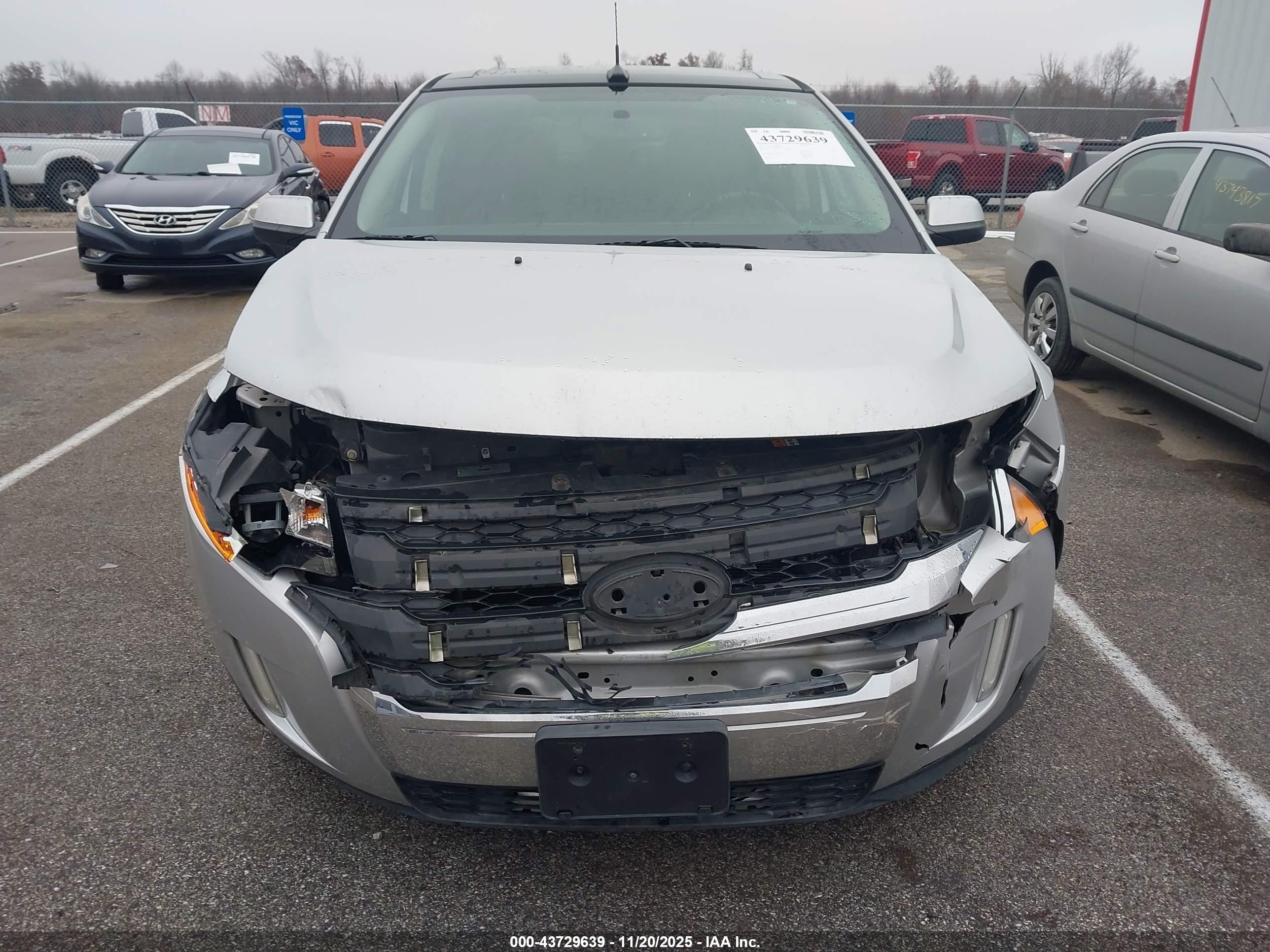 2011 Ford Edge Sel Серебряный vin: 2FMDK3JC9BBB43452
