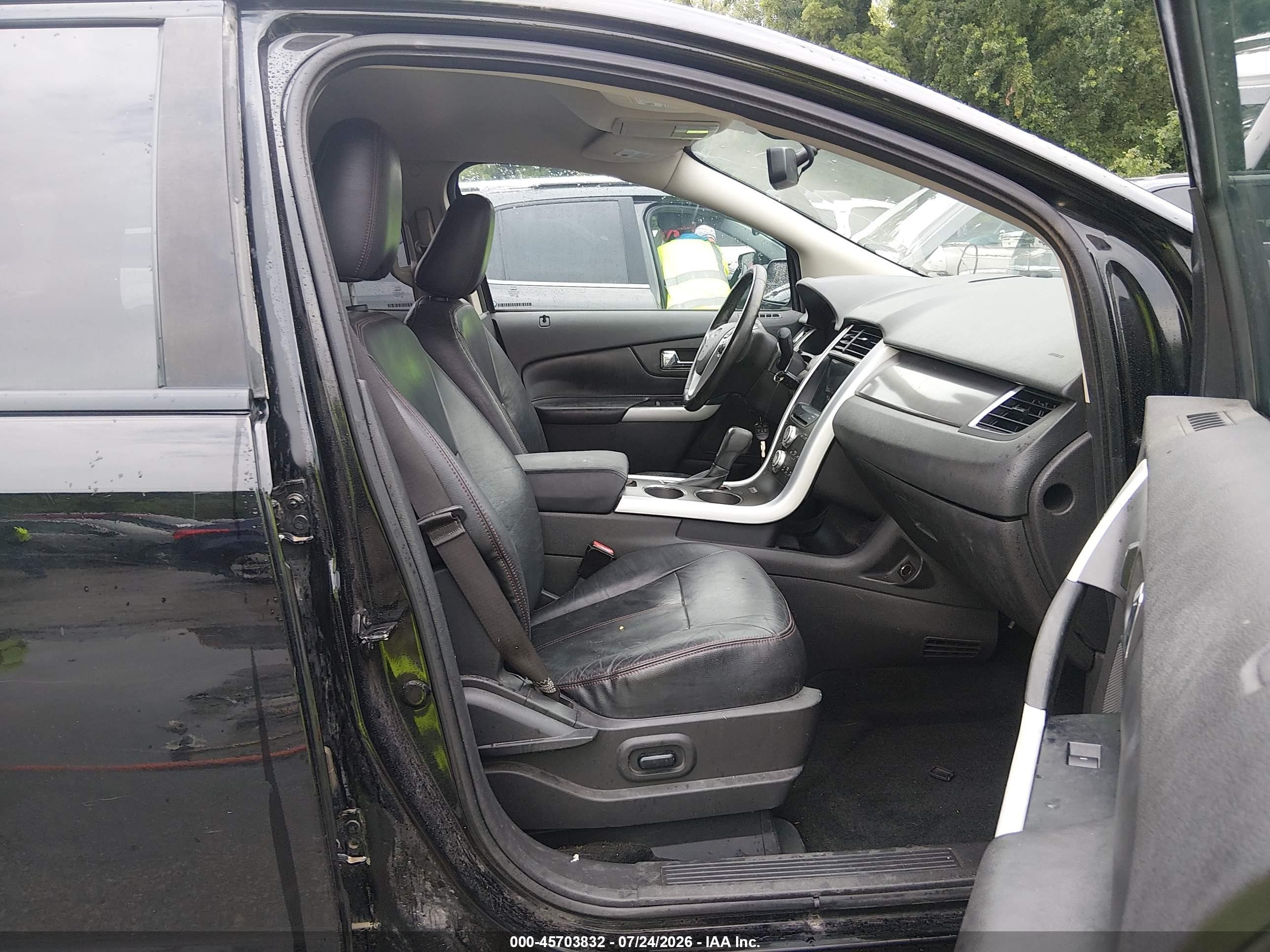 2011 Ford Edge Sel Black vin: 2FMDK3JC9BBB60574