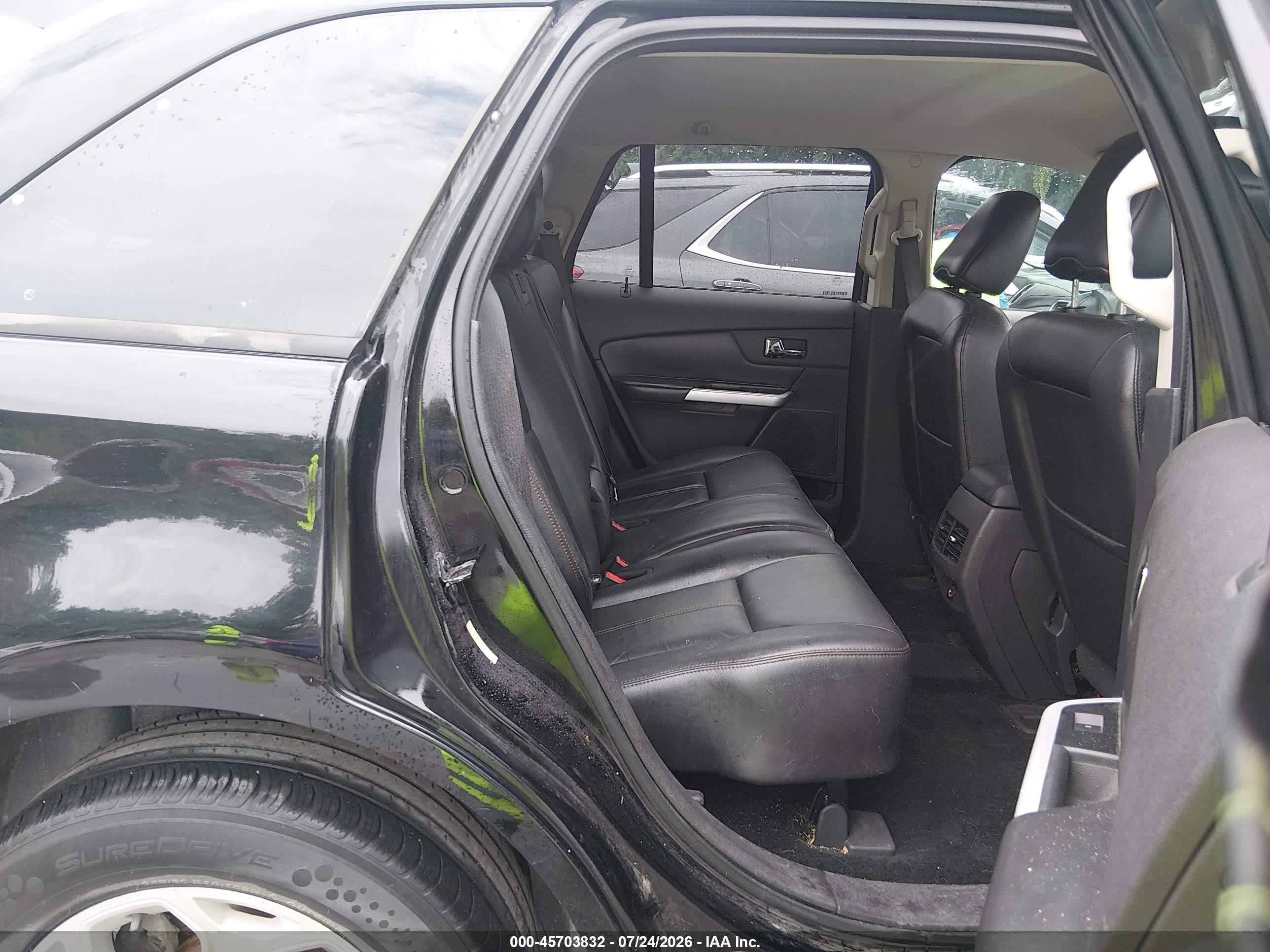 2011 Ford Edge Sel Black vin: 2FMDK3JC9BBB60574