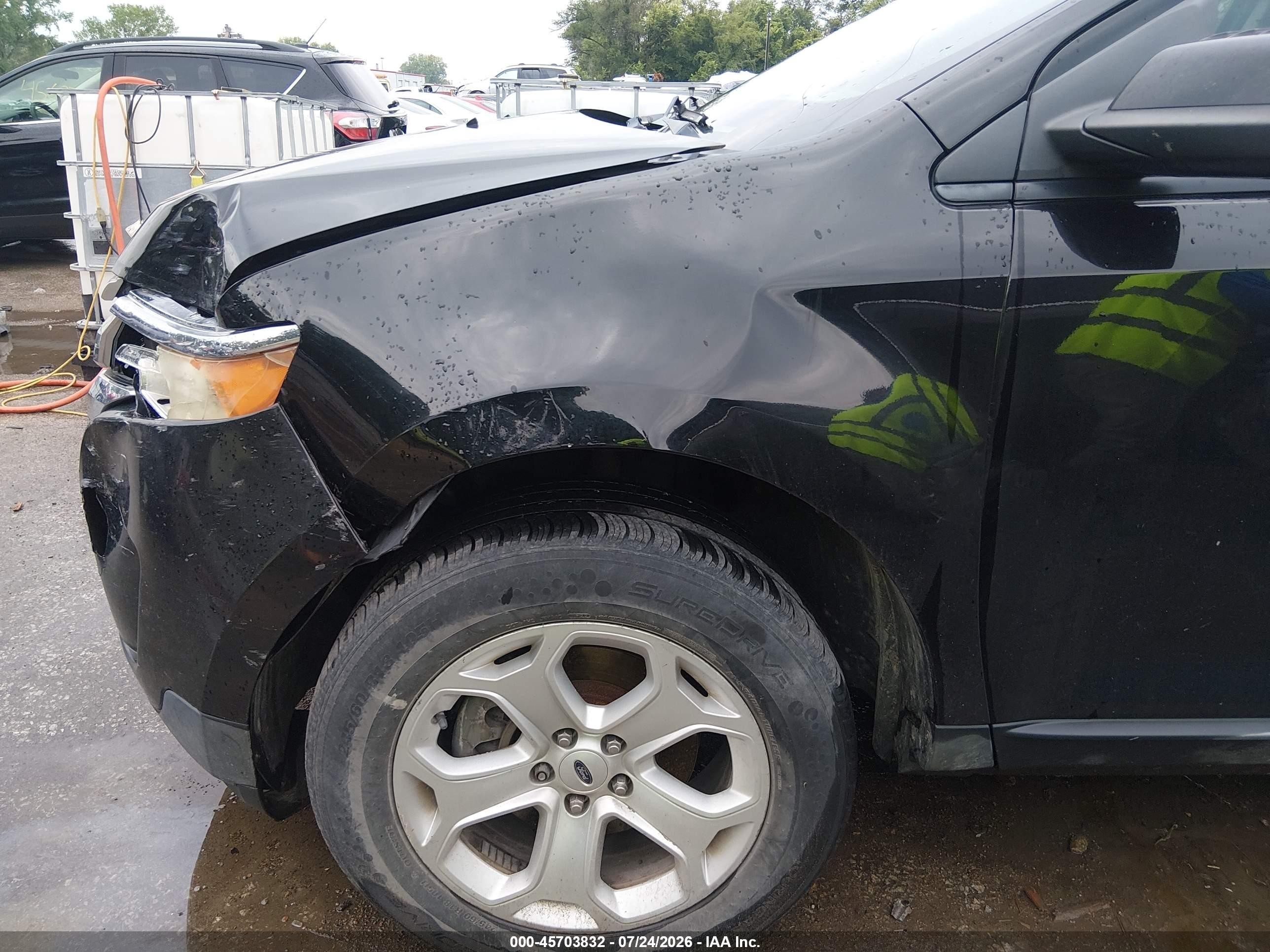 2011 Ford Edge Sel Black vin: 2FMDK3JC9BBB60574