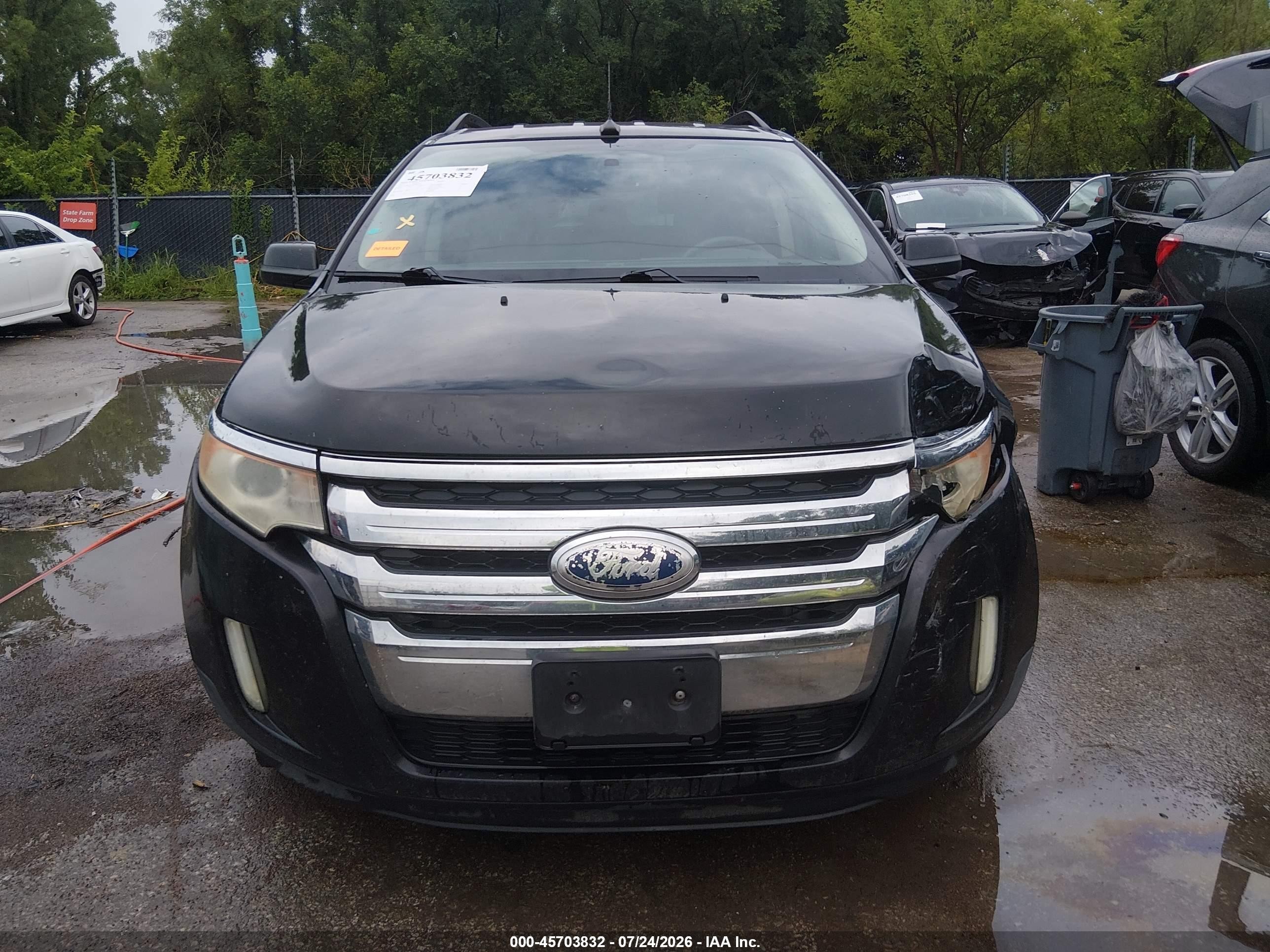 2011 Ford Edge Sel Black vin: 2FMDK3JC9BBB60574