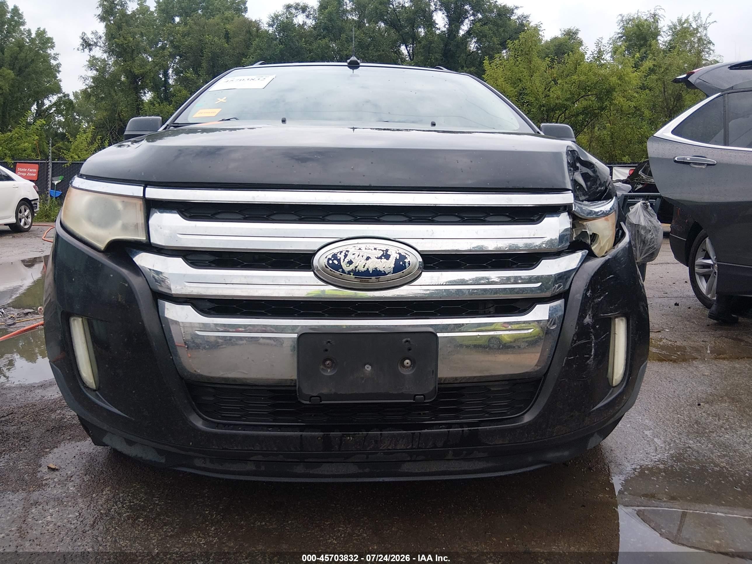 2011 Ford Edge Sel Black vin: 2FMDK3JC9BBB60574