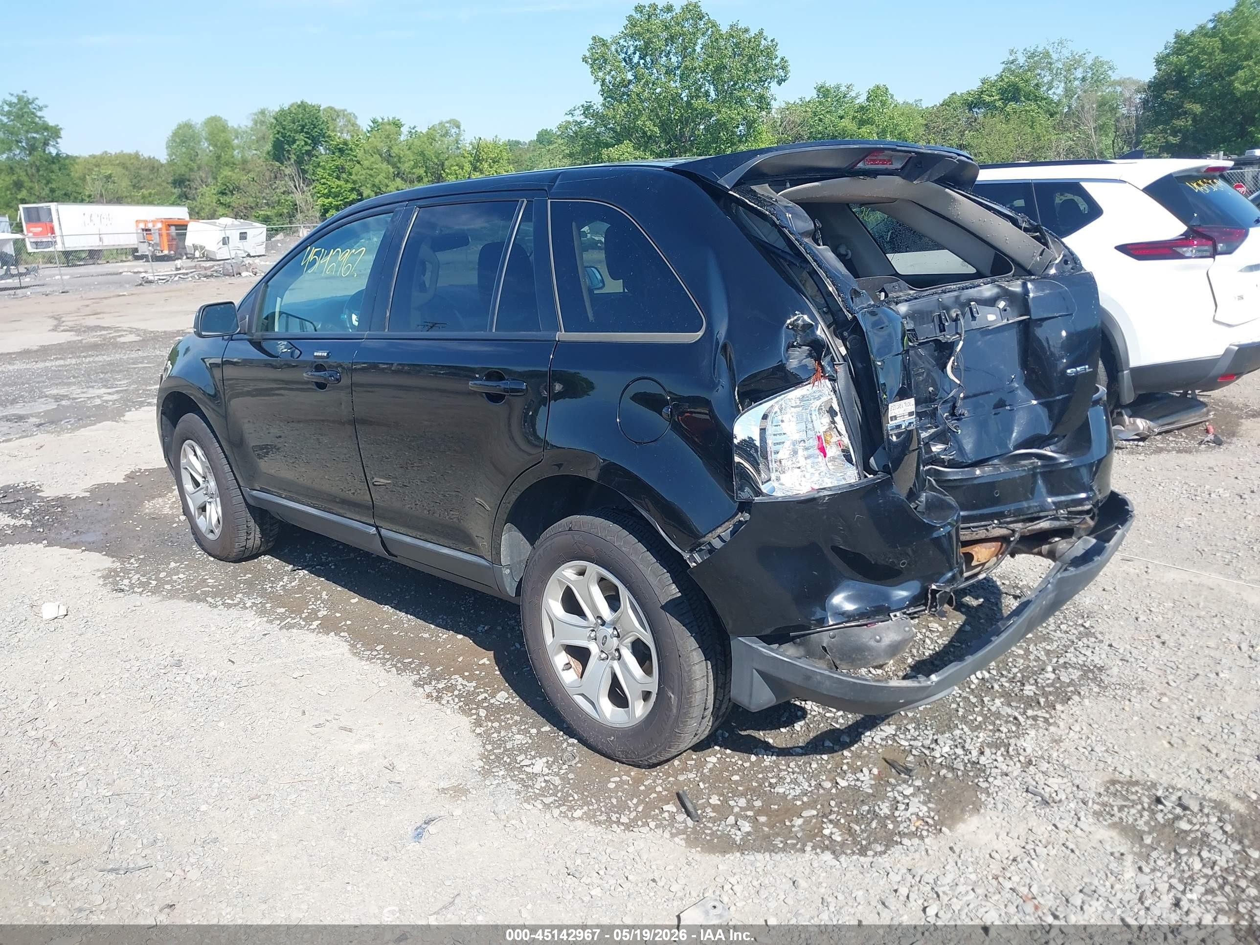 2012 Ford Edge Sel Black vin: 2FMDK3JC9CBA02270